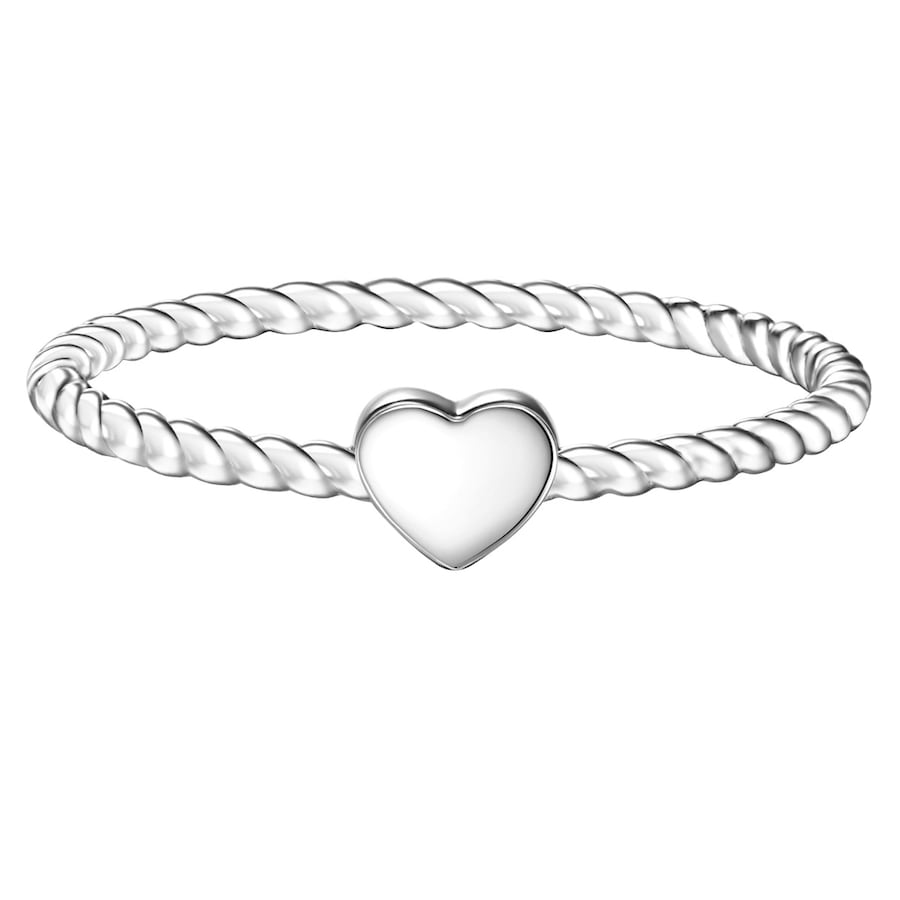 Glanzstücke München Ring Herz aus Sterling Silber in silber 60 Damen
