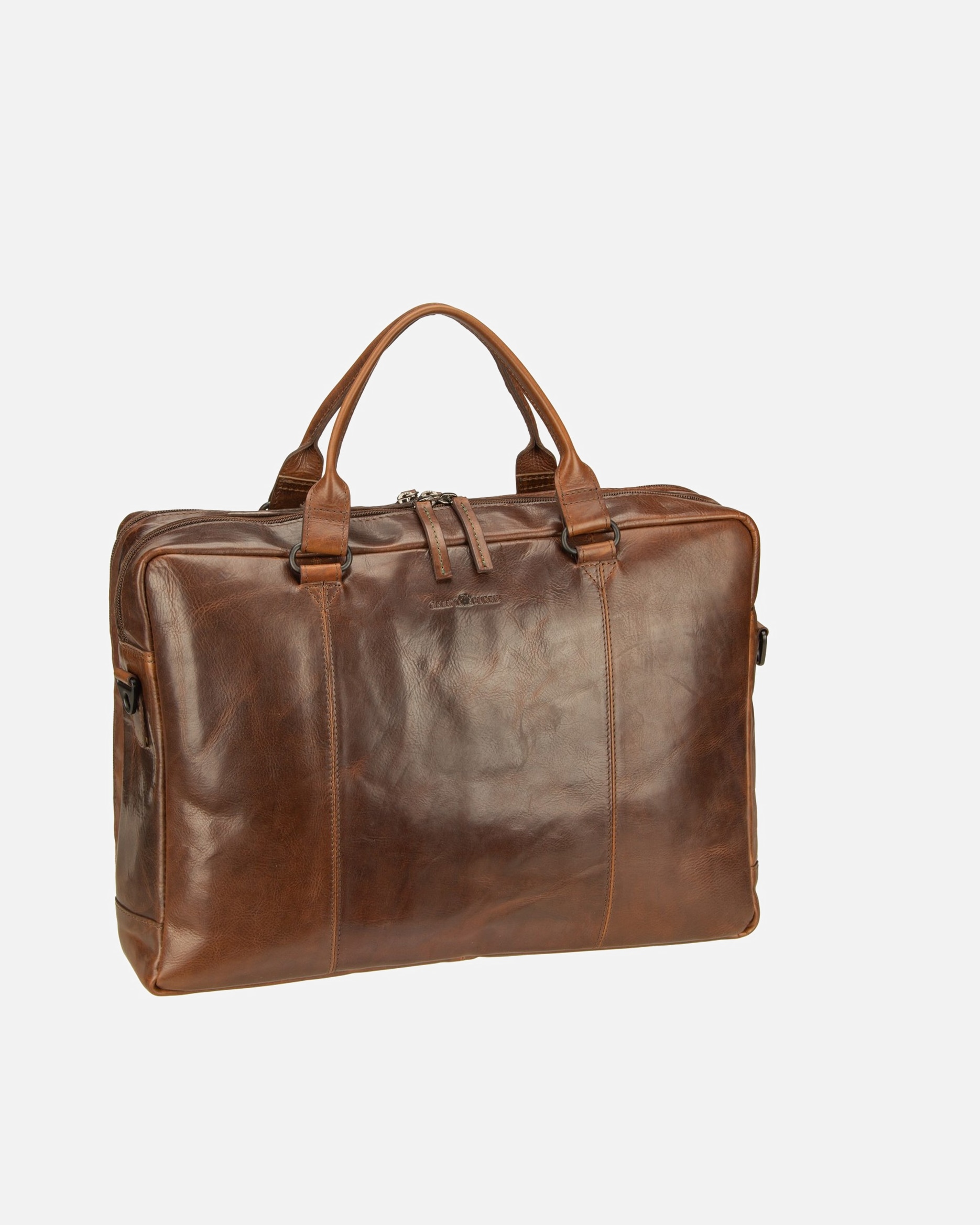 Laptoptasche für Männlich Greenburry Aktentasche Newport Business Tasche Coffee