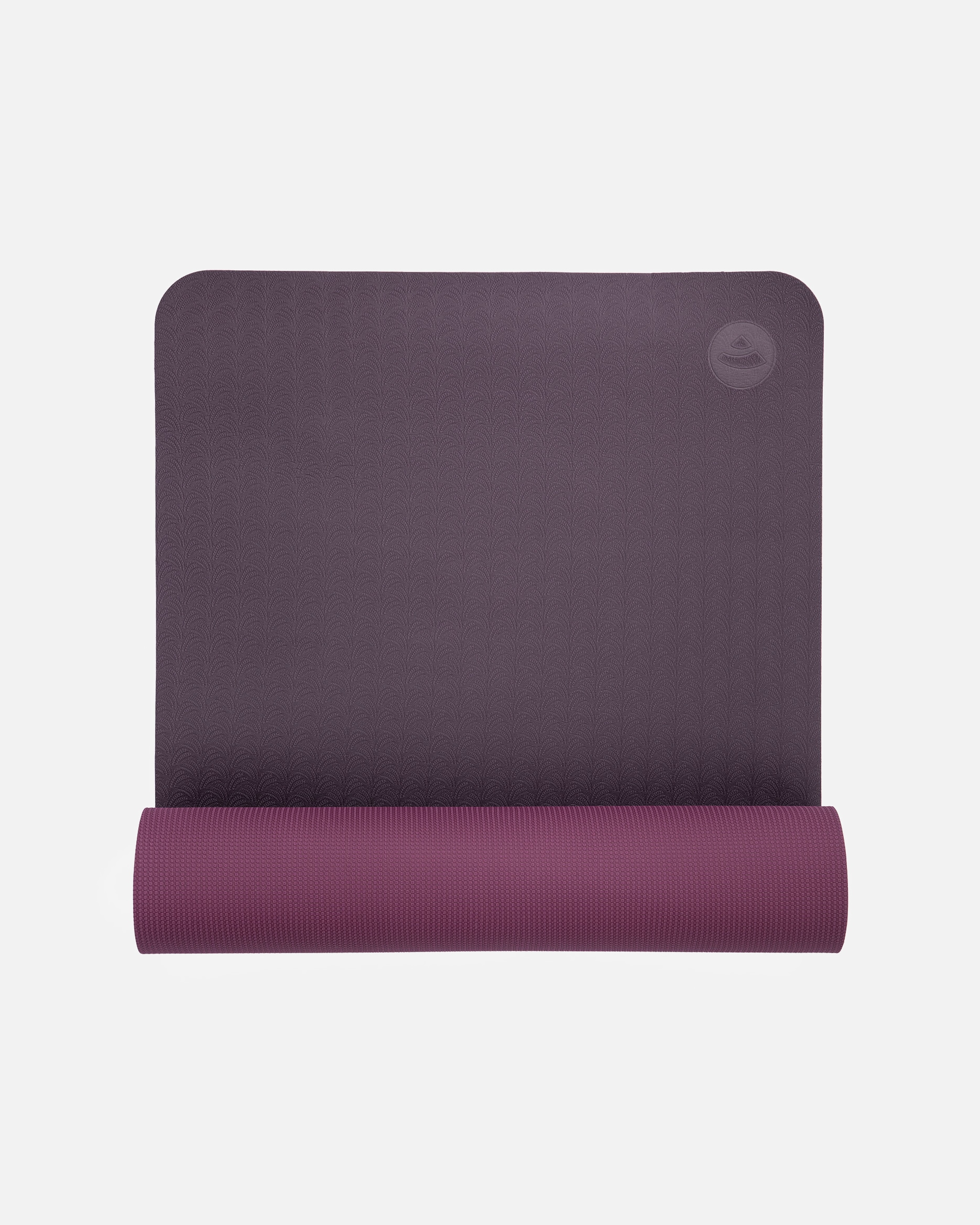Yogazubehör für Unisex bodhi Yogamatte LOTUS PRO aubergine/dunkel aubergine