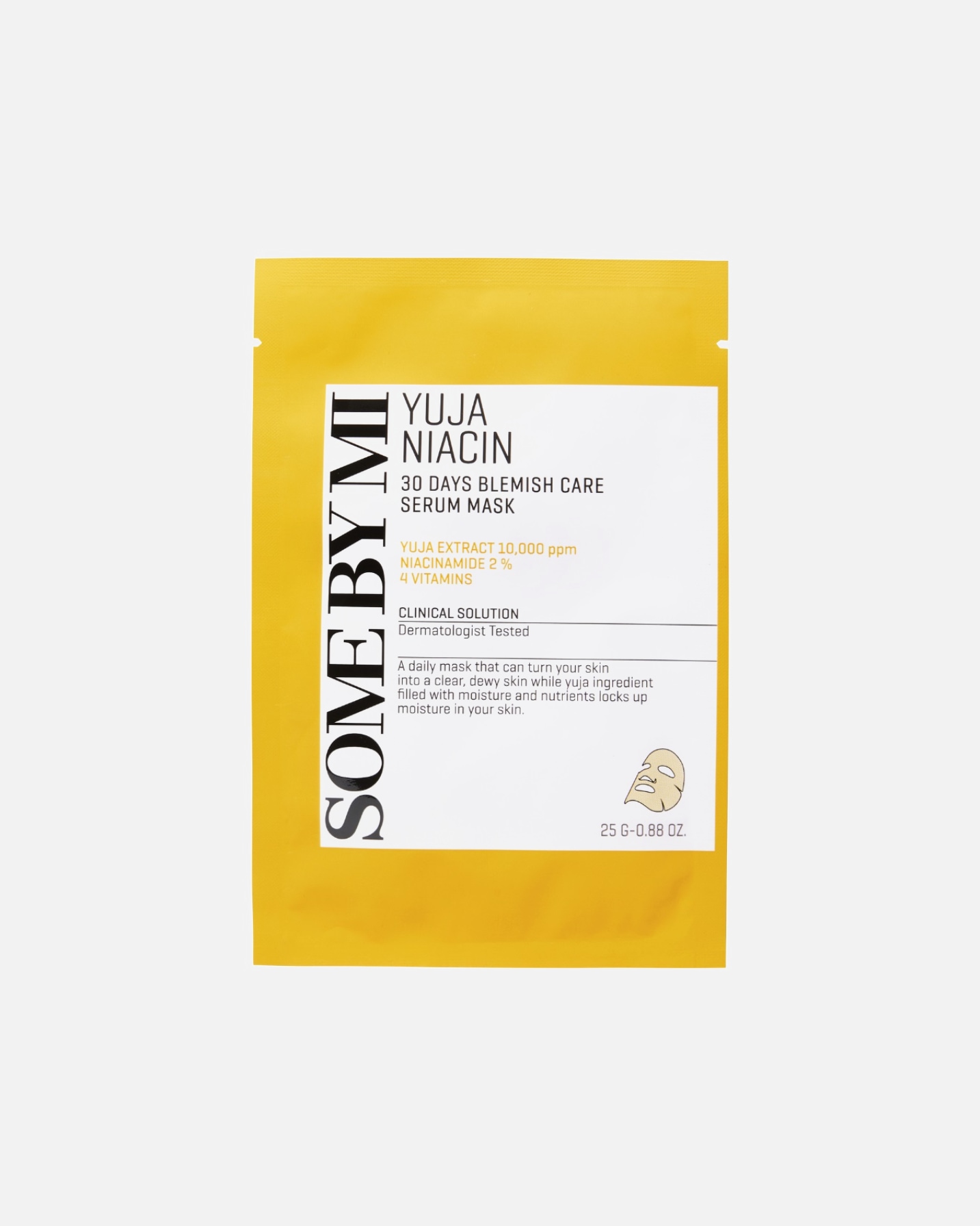 Ampullenserum für Weiblich SOME BY MI Yuja Niacin 30 days Blemish Care Serum Mask 25 g