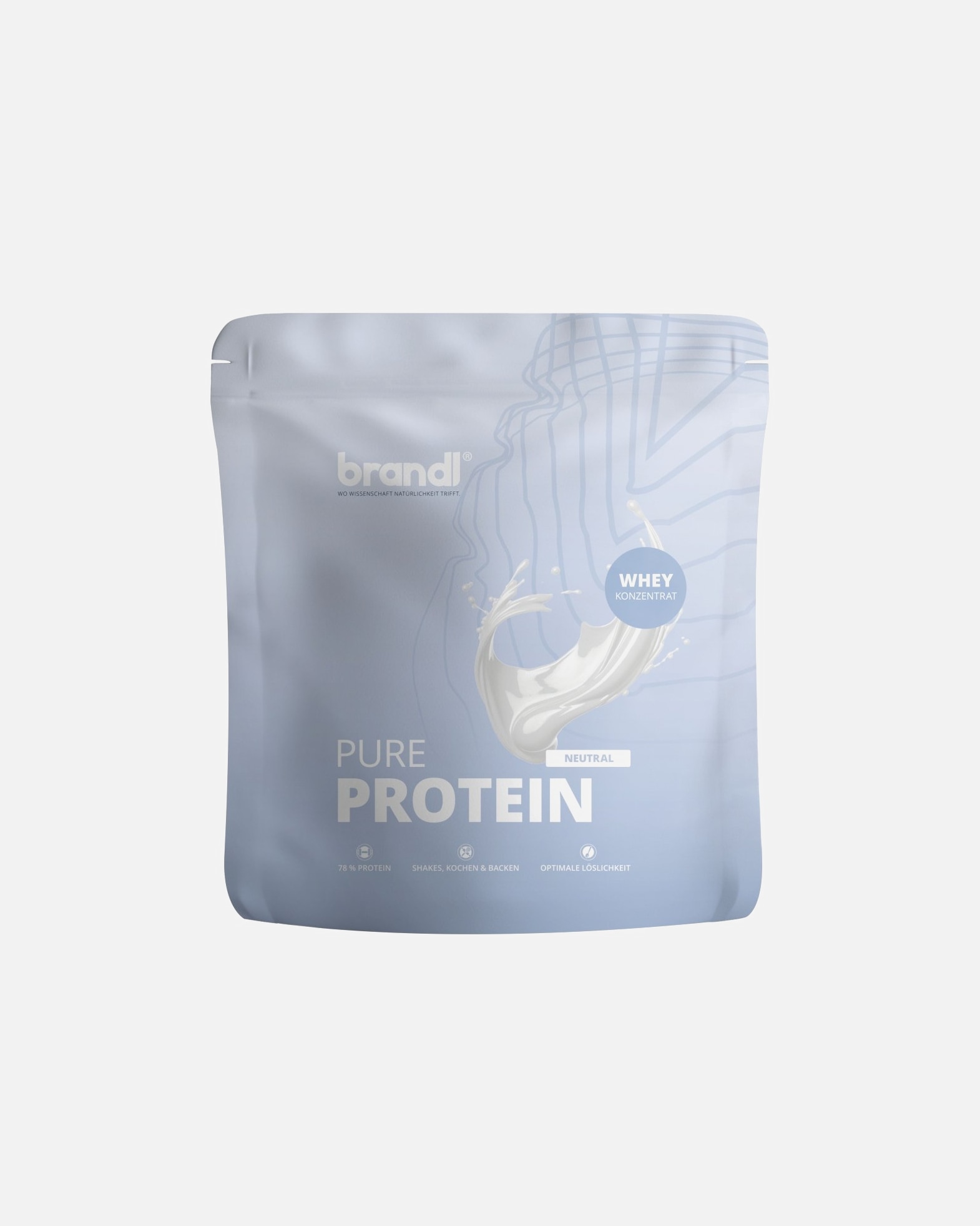 Protein & Shakes für Unisex Brandl Nutrition Proteinpulver aus Whey Neutral