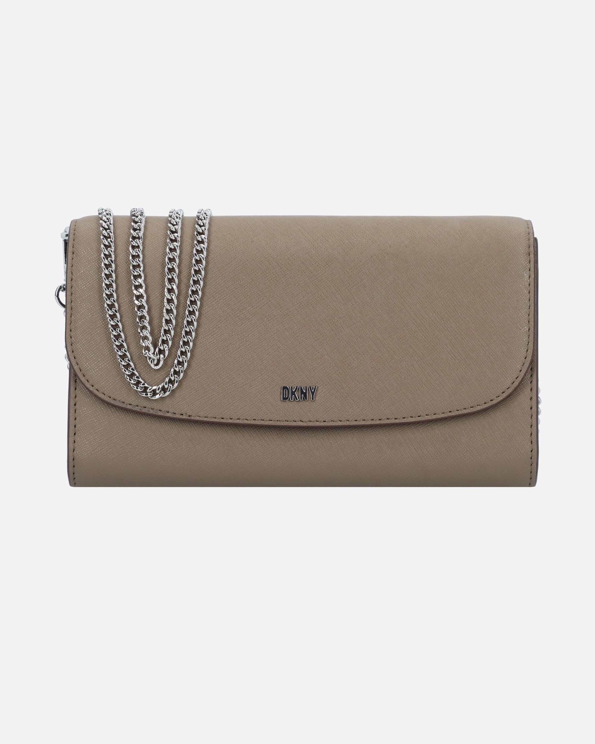 Tasche für Weiblich DKNY Sidney Clutch Geldbörse 20 cm truffle