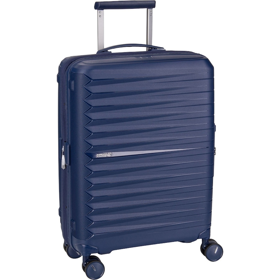 American Tourister Trolley Fastforward Spinner 55 Navy Blue Violett