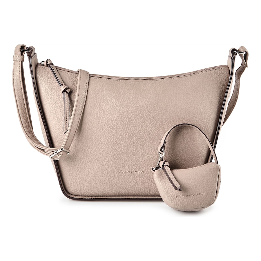 Tom Tailor Novia Umhängetasche taupe Grau Damen