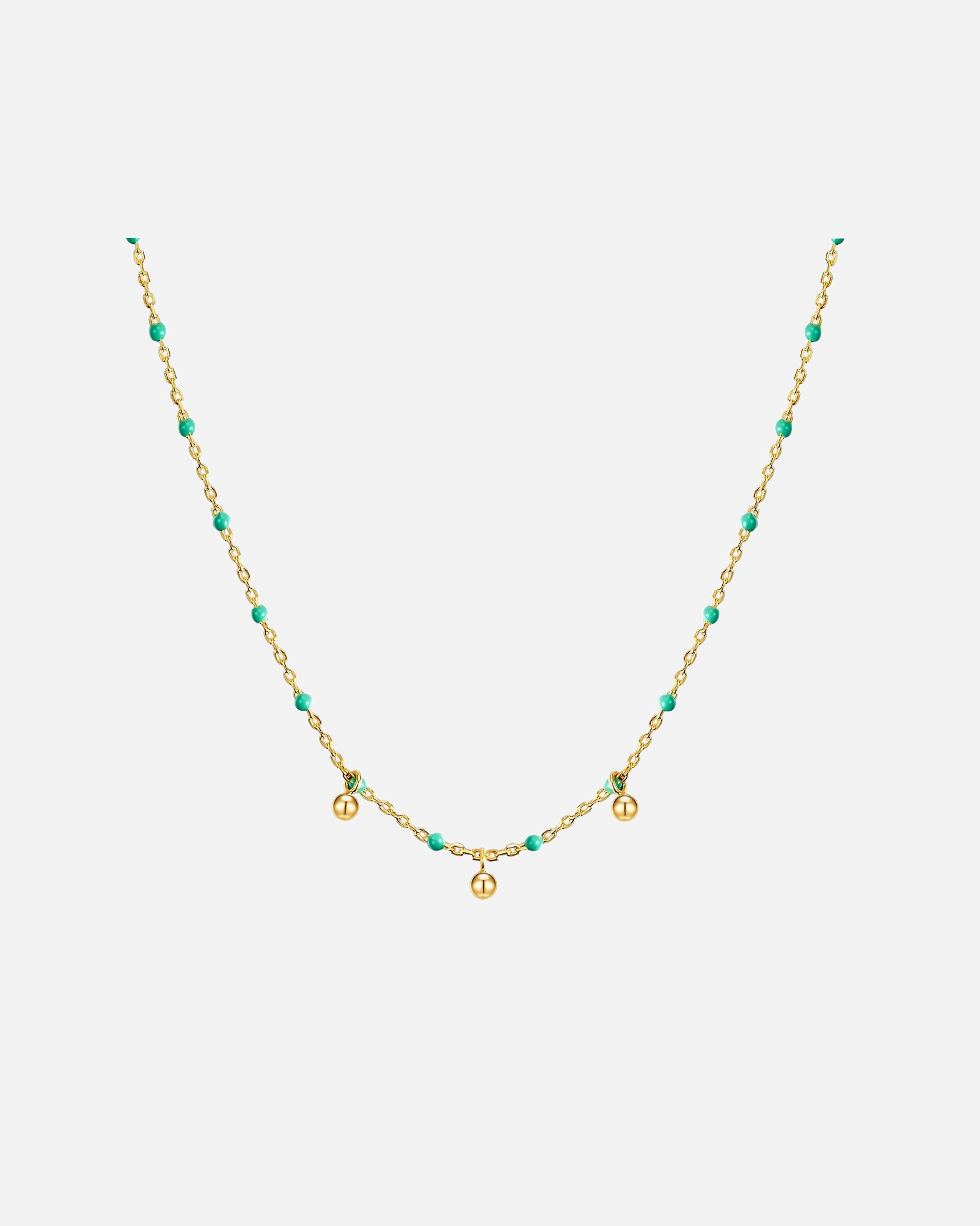 Halskette für Weiblich Glanzstücke München Halskette Sterling Silber in Gelbgold 40,0 cm Basiskette + 5,0 cm Verlängerung