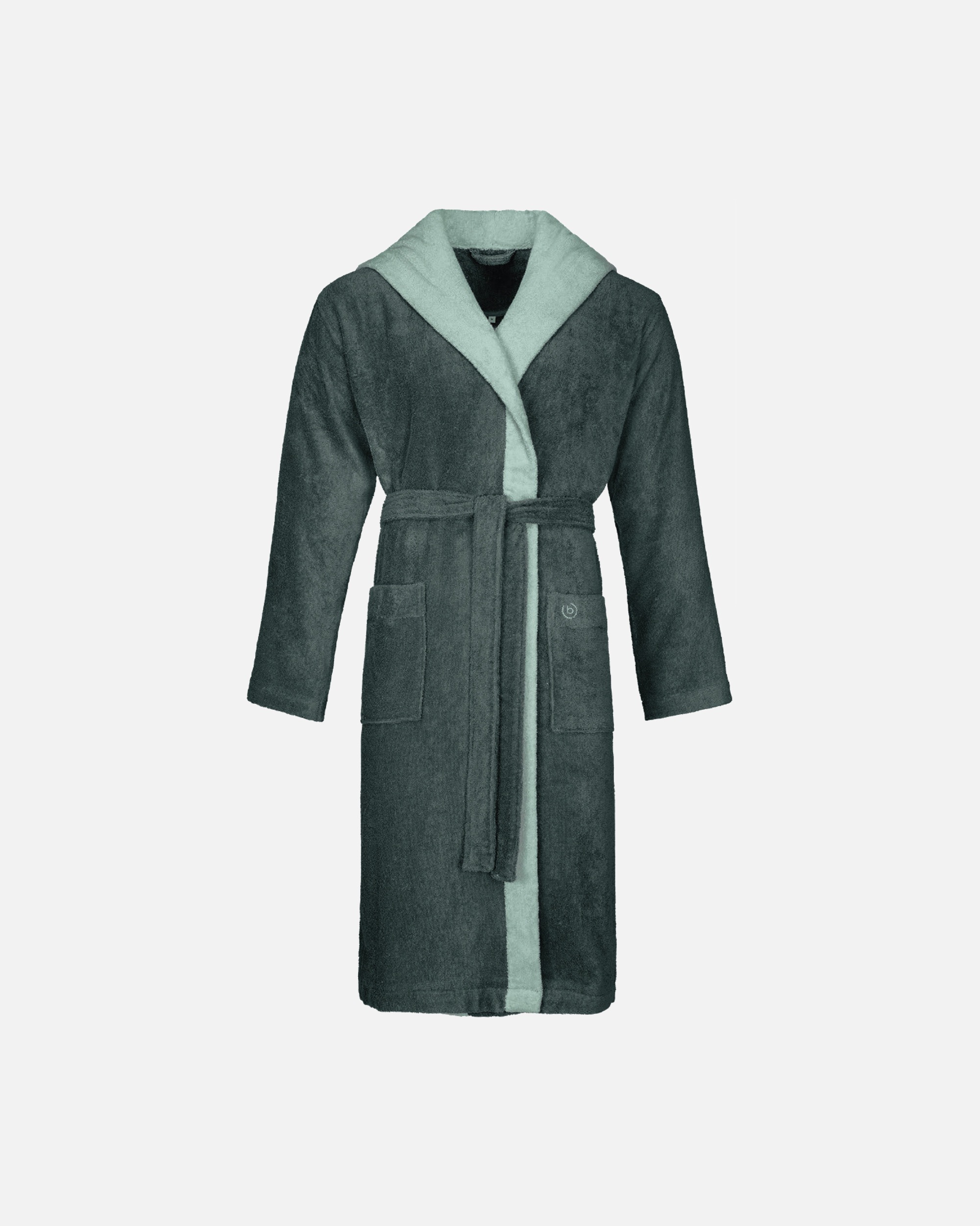 Bademantel für Unisex Bugatti Bugatti Bademäntel Herren Kapuze Stefano sage - 7520 S