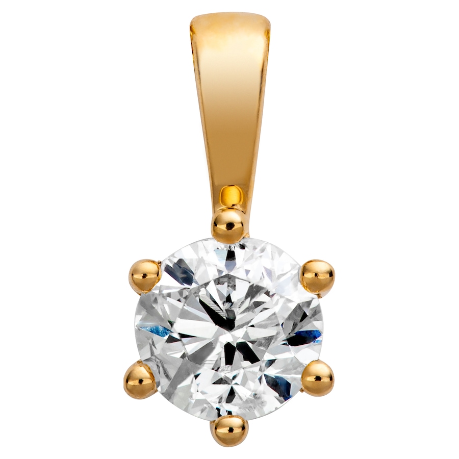 Orolino Anhänger 750/- Gold Brillant weiß 0,5ct. gelb vergoldet Damen