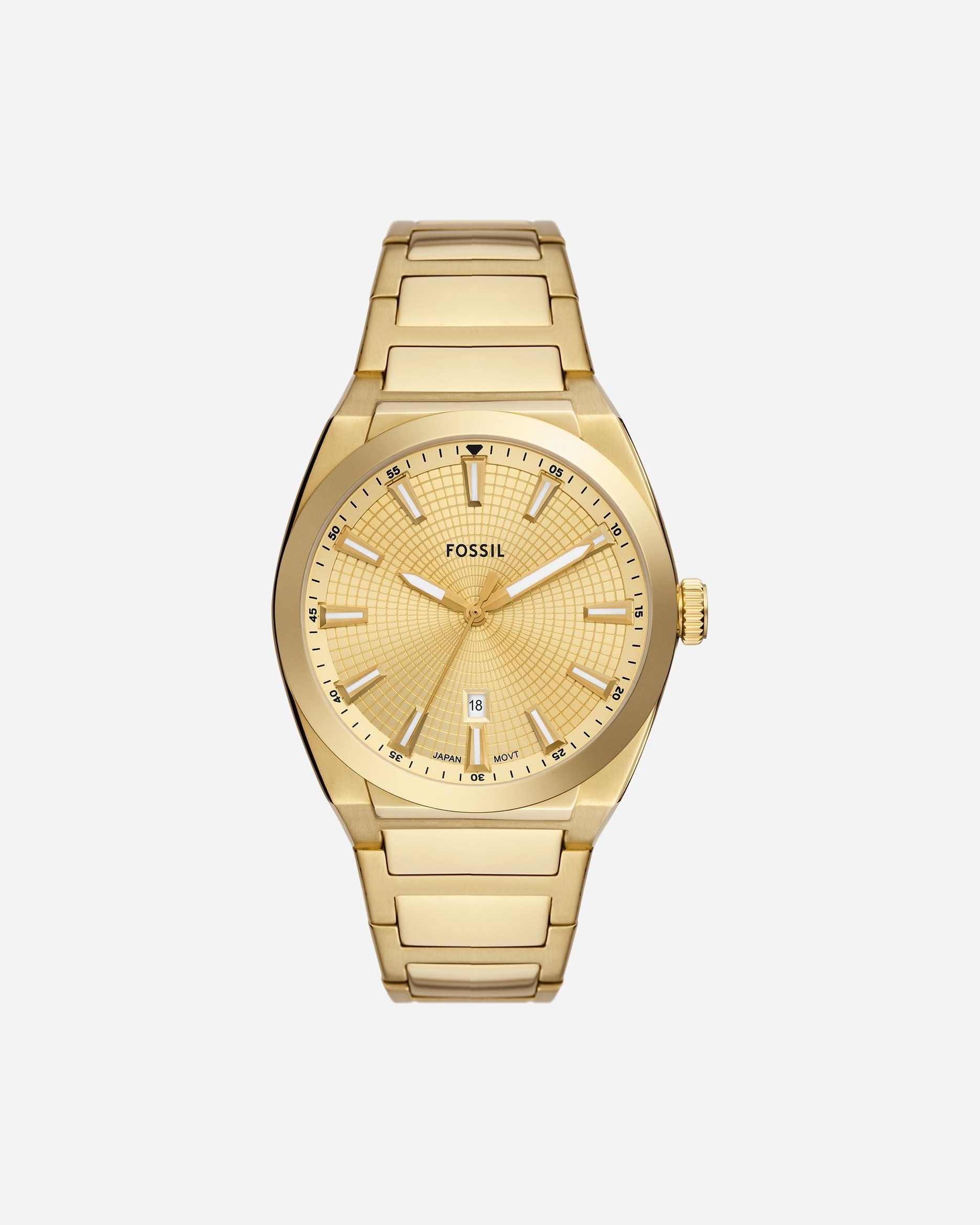 Uhr für Männlich Fossil Herrenuhr Edelstahl One Size