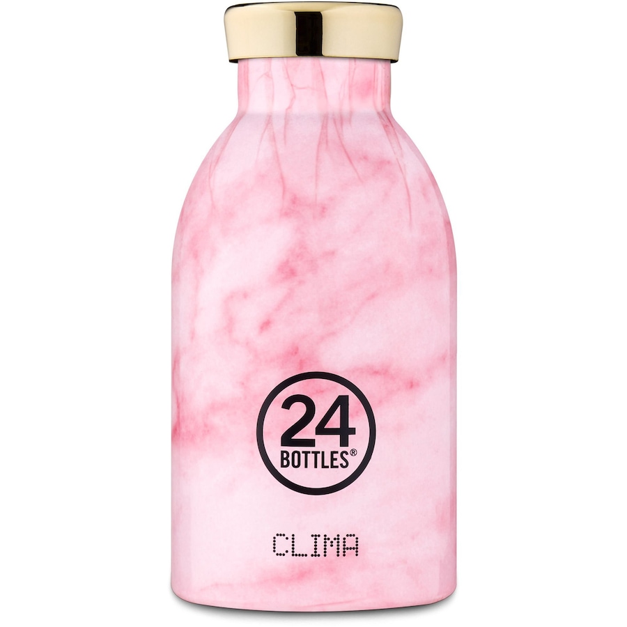 24Bottles Clima Trinkflasche 330 ml pink marble Silber Herren