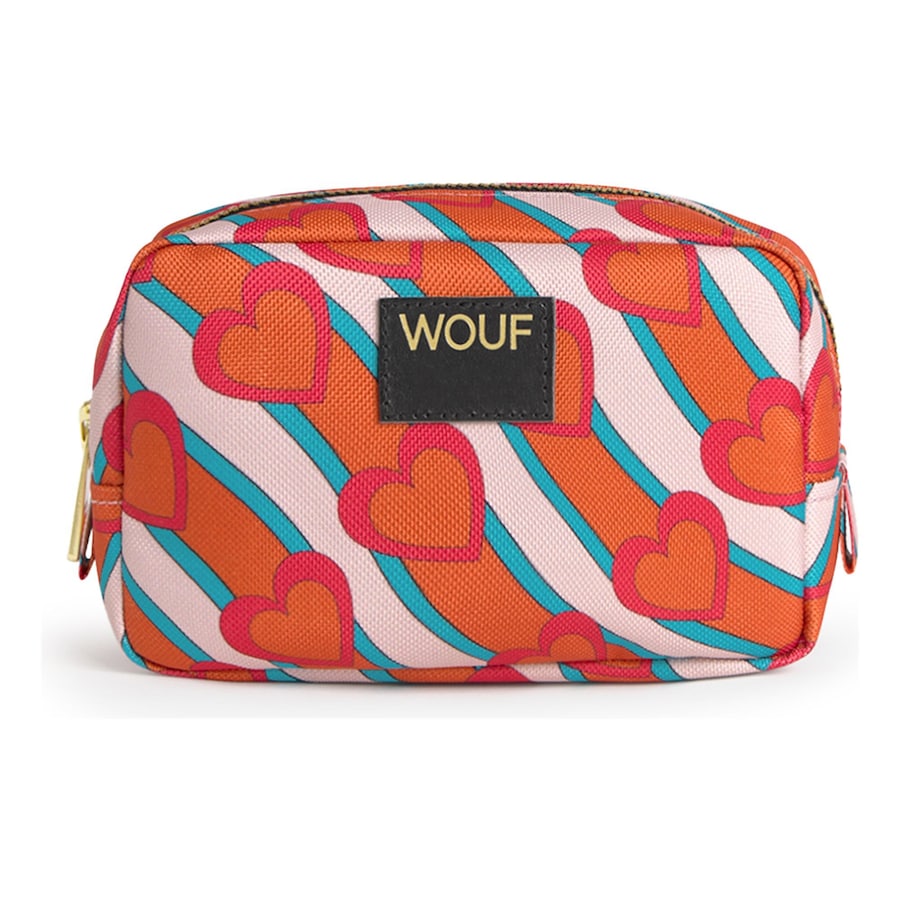 Wouf Daily Kulturbeutel heartbeat Coral Herren