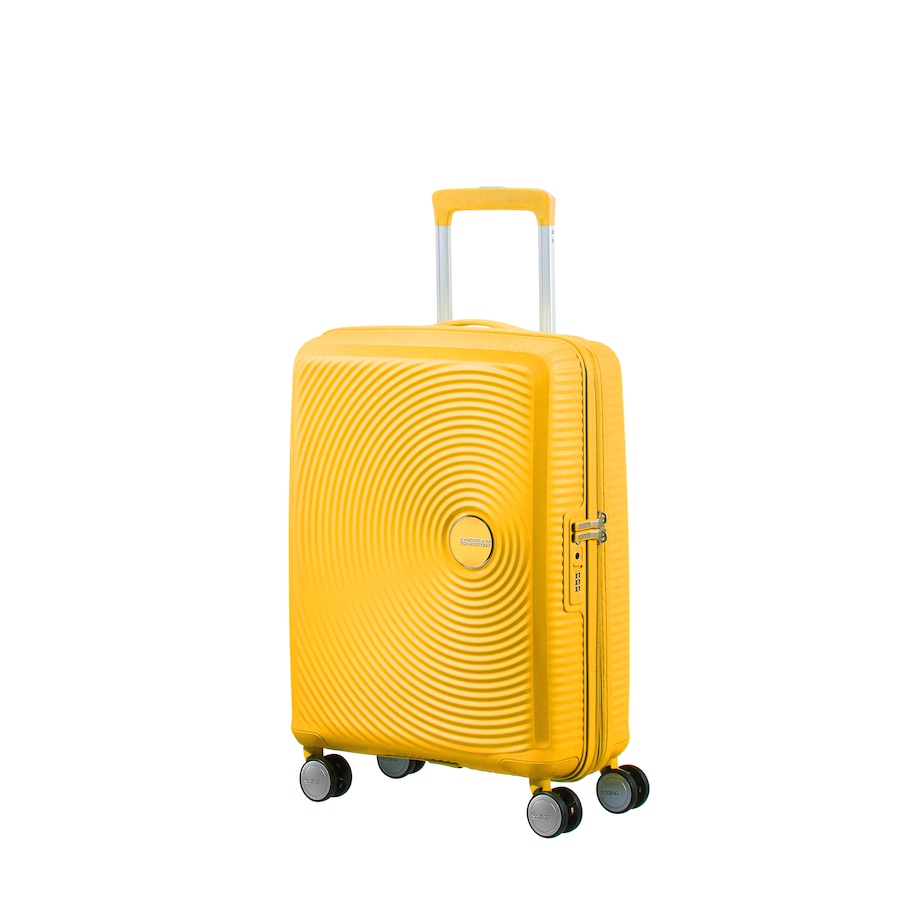 American Tourister Soundbox 4-Rollen Kabinentrolley 55 cm Golden Yellow Gelb Herren