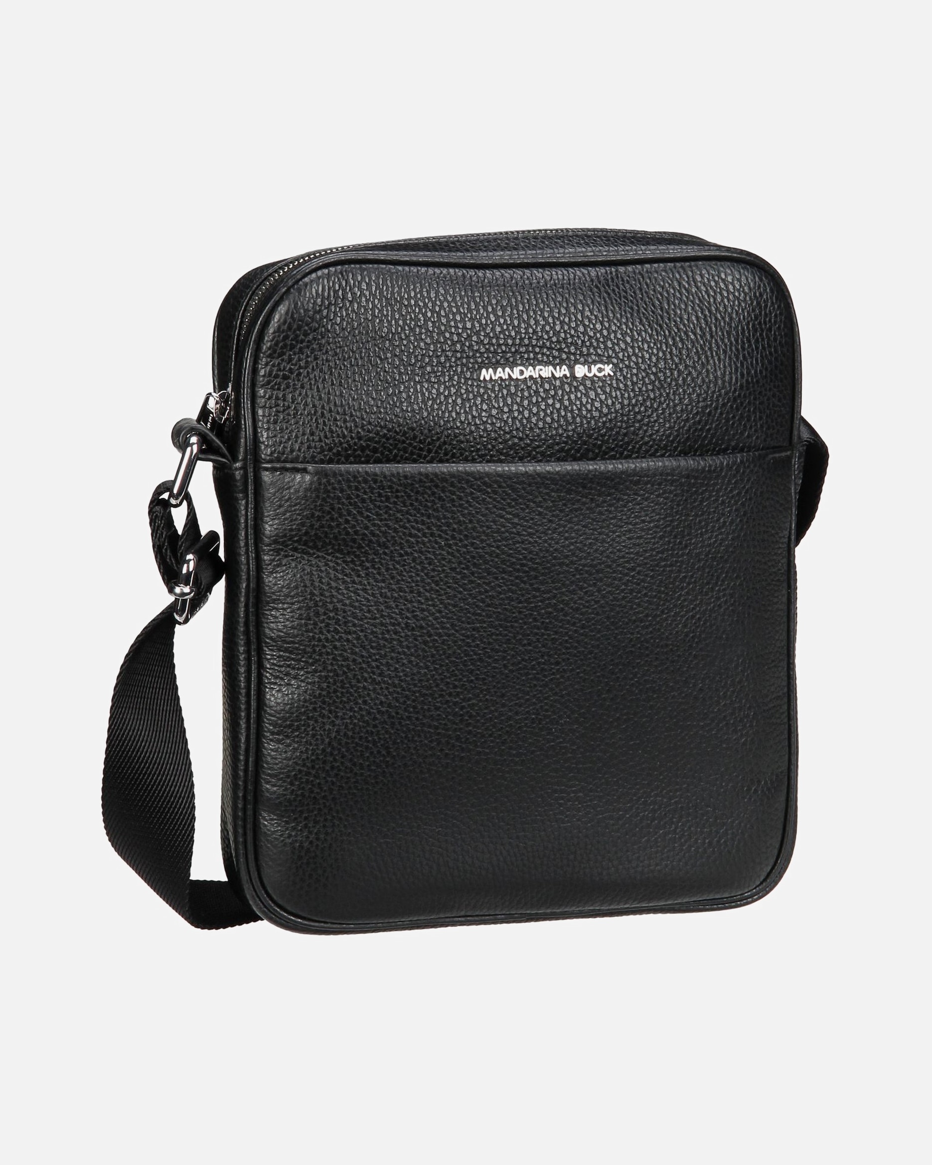 Umhängetasche für Männlich Mandarina Duck Beuteltasche Mellow Urban MWM02 Nero