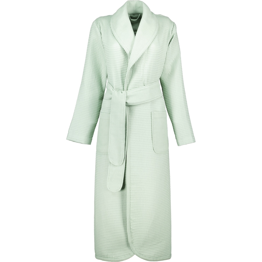 Vossen Bademäntel Damen Schalkragen Catania soft green - 5305 L