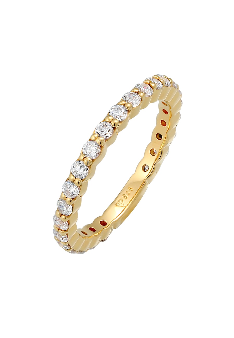 Elli Memoire Eternity Zirkonia Funkelnd 925 Silber 52 Damen