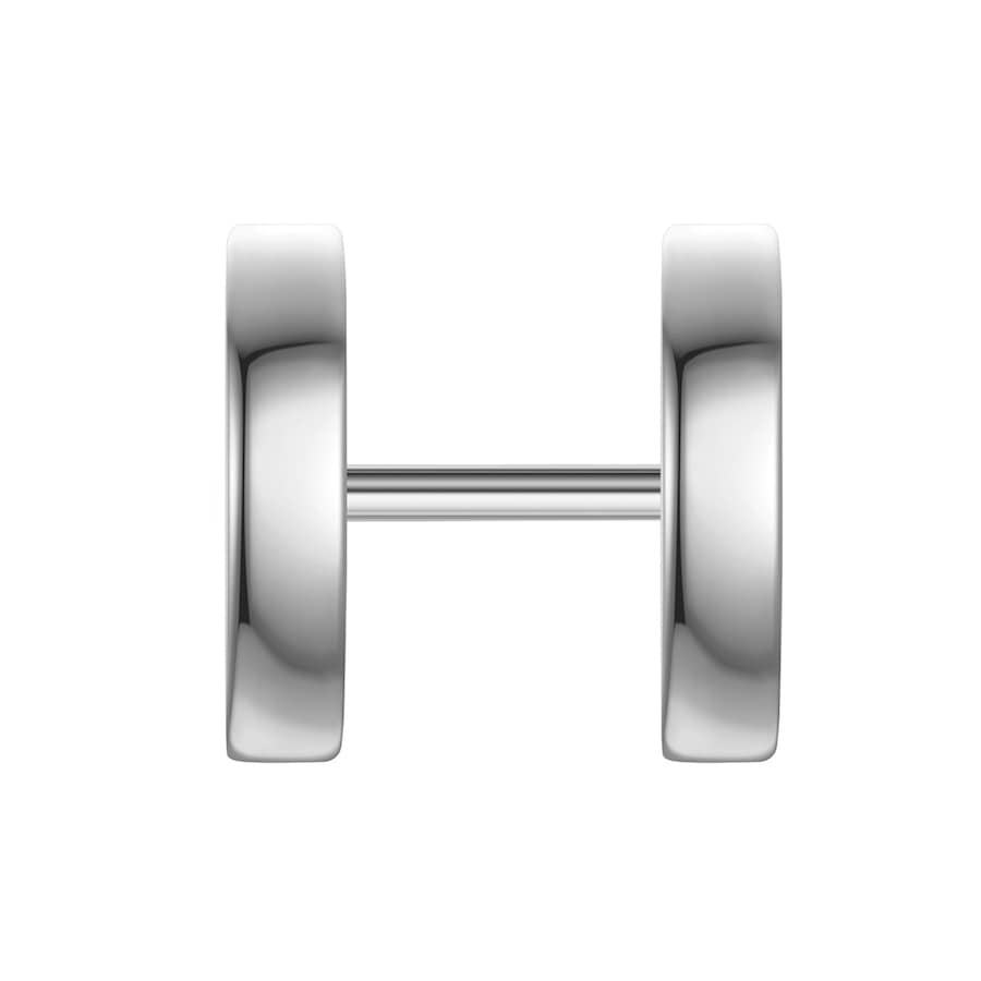 True Rebels Ohrstecker aus Edelstahl in Silber 9,9 mm Herren