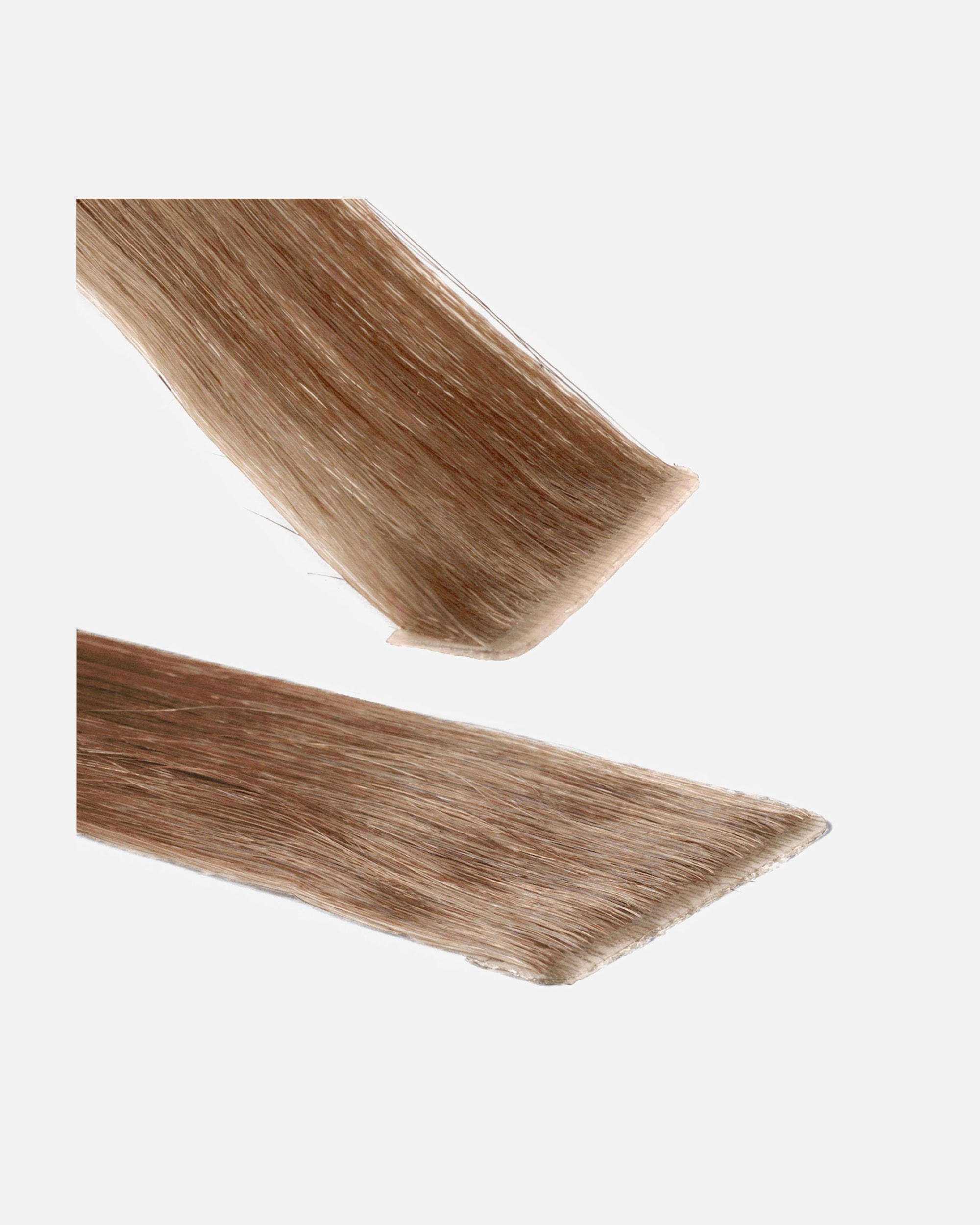 Extensions für Weiblich hair2heart Invisible Tape Extensions Premium Echthaar #8/01 Hellblond Natur-Asch 40cm