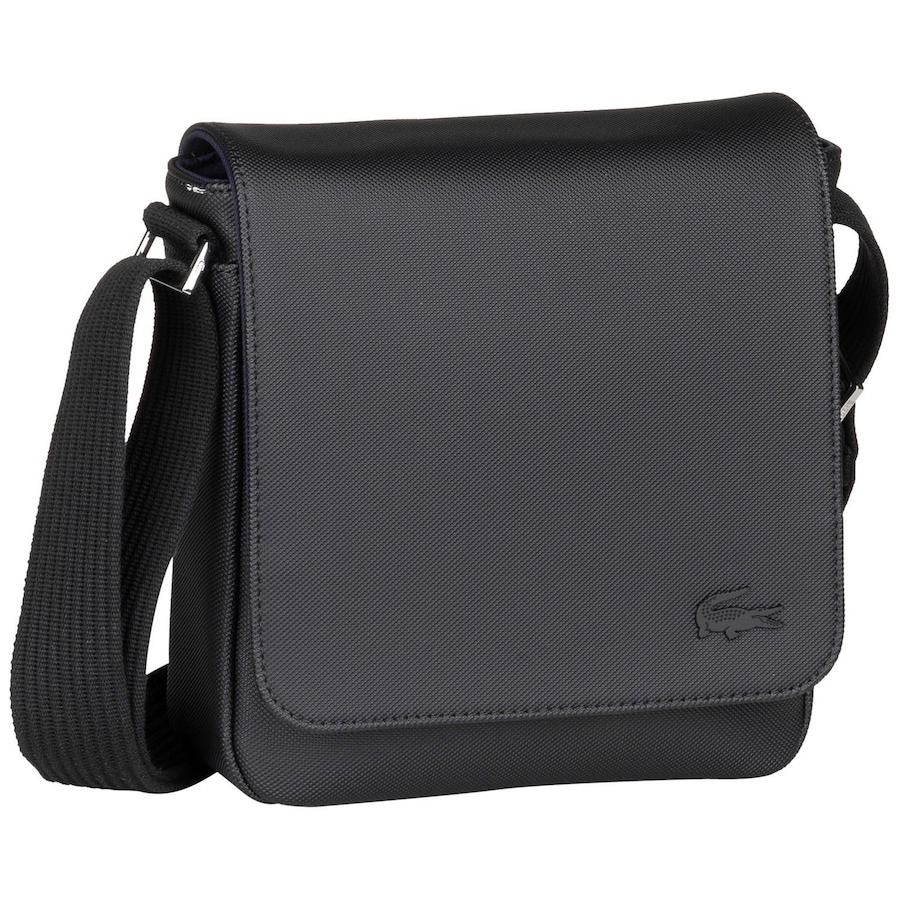 Lacoste Umhängetasche Men's Classic Piqué NH4423HC Black Schwarz Herren