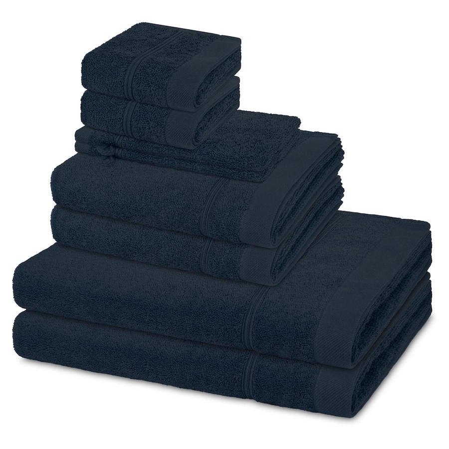 ROSS Handtuch-Set Rubin (8-teilig) Tannengrün Schwarz