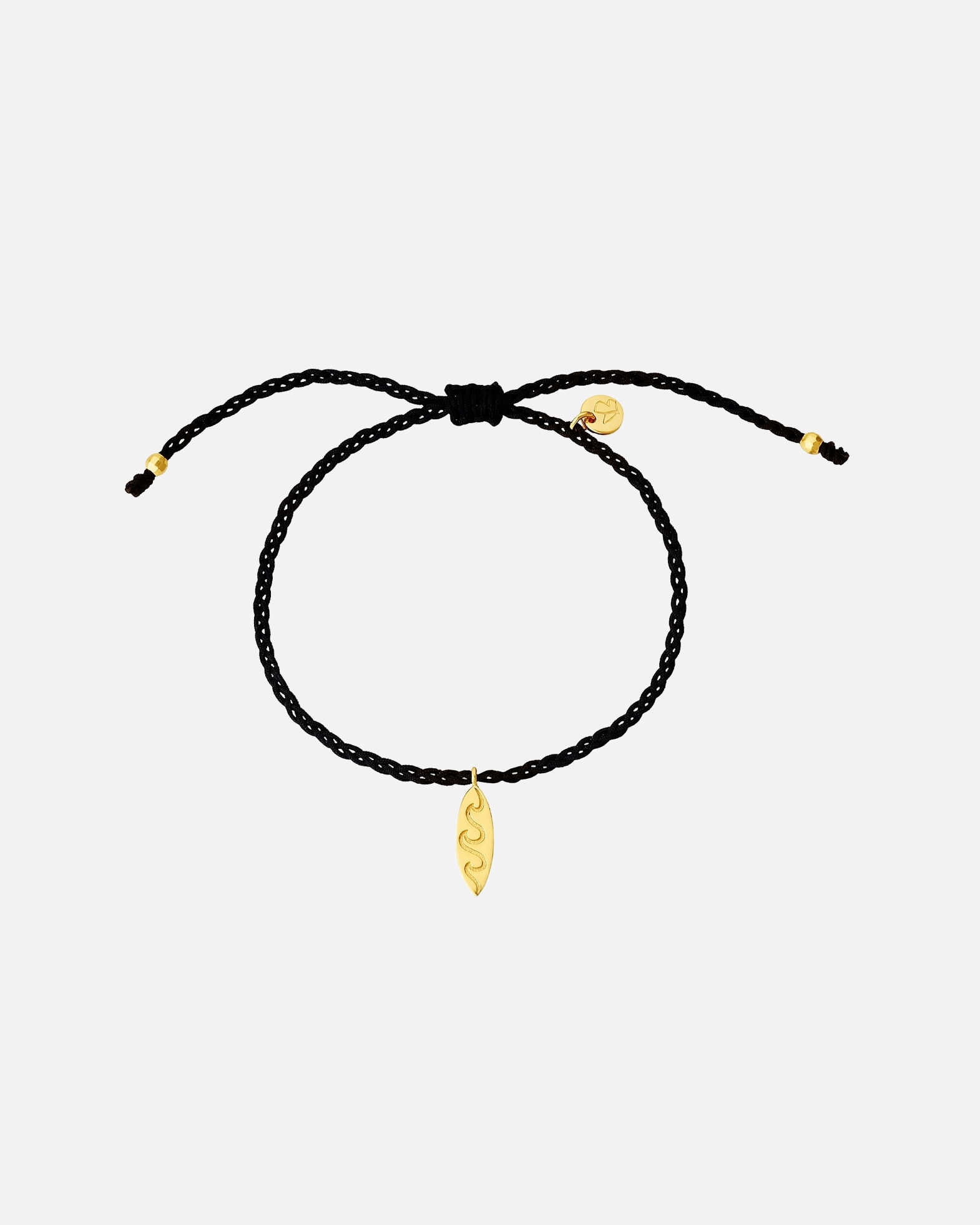 Armband für Weiblich Glanzstücke München Armband Surfboard aus Sterling Silber in gelbgold 16,0 - 22,0 cm, flexibel einstellbar