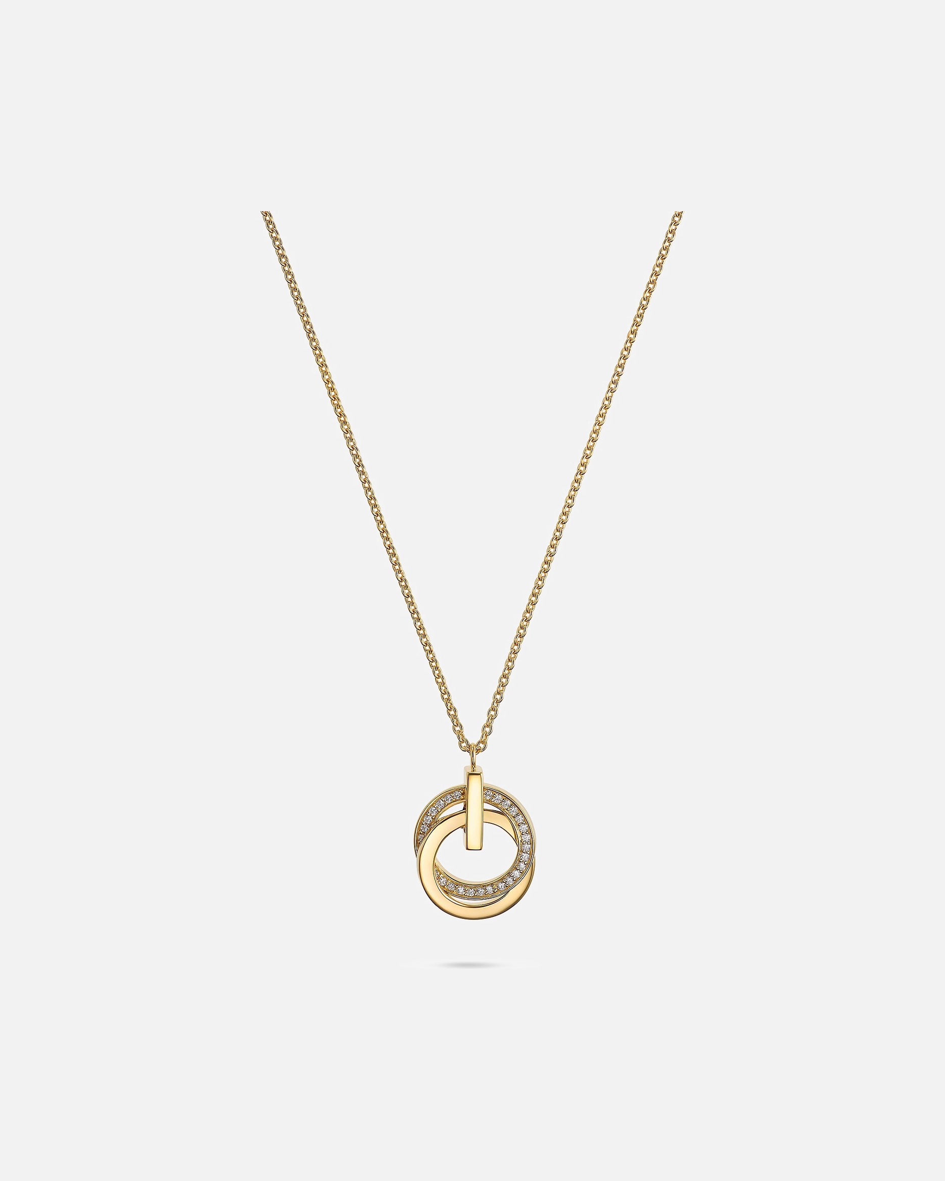 Halskette für Weiblich Jette Kette 925er Silber gelbgold
