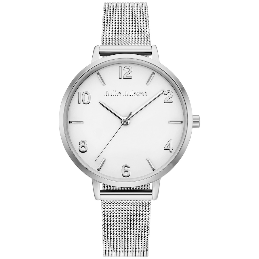 Julie Julsen Damenuhr Edelstahl Quarzwerk Silbergrau Damen
