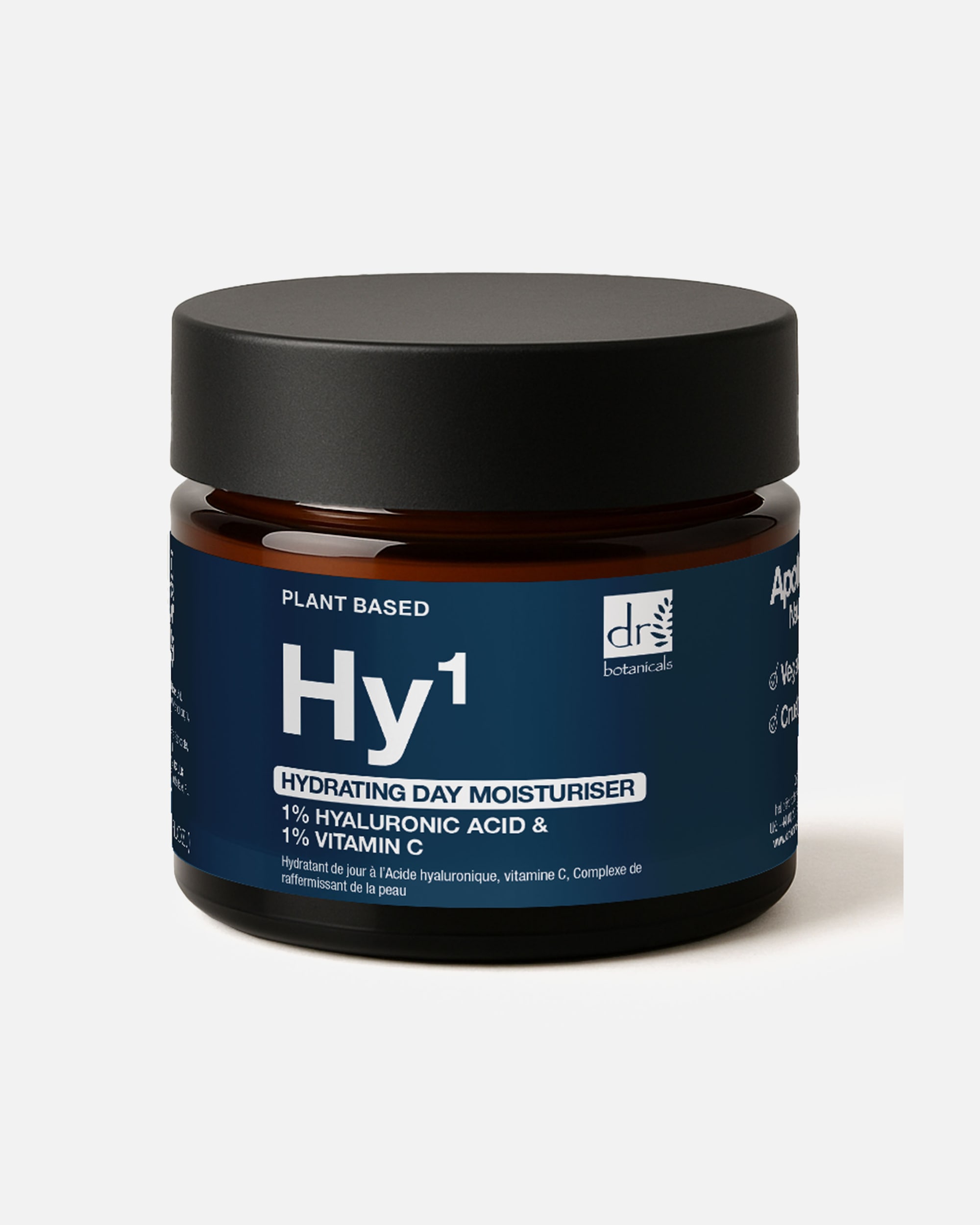 Gesichtscreme für Unisex Dr Botanicals Feuchtigkeitsspendende Tagespflege mit 1% Hyaluronsäure und 1% Vitamin C 60 ml