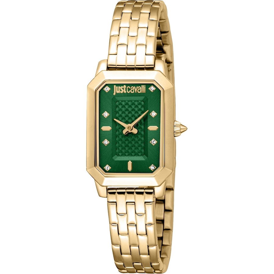 Roberto Cavalli Damenuhr Edelstahl gold Damen