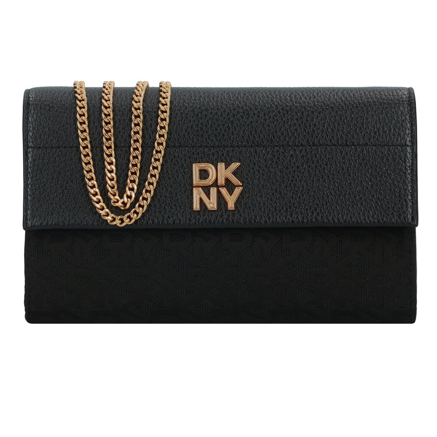 DKNY Rosa Clutch jet black-black Schwarz Damen