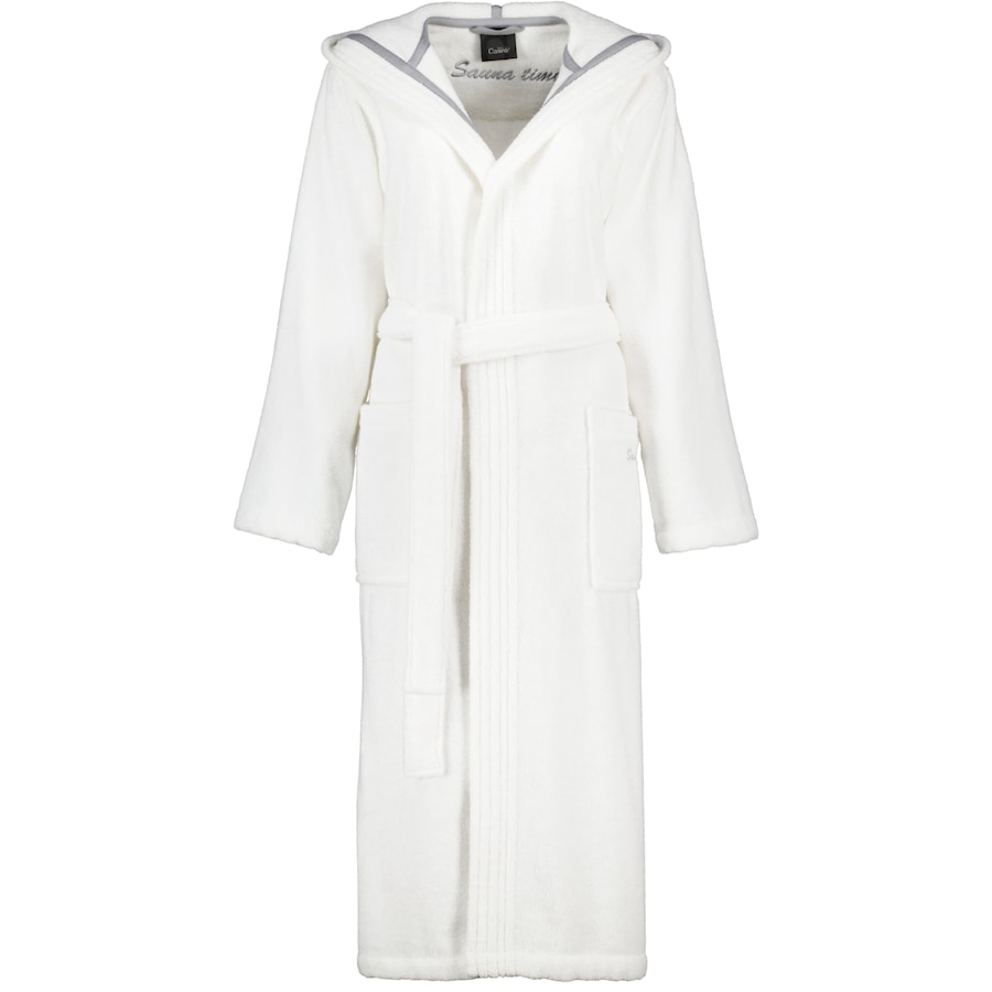 Cawö Bademäntel Damen Kapuze Sauna Time 832 weiß - 67 XL