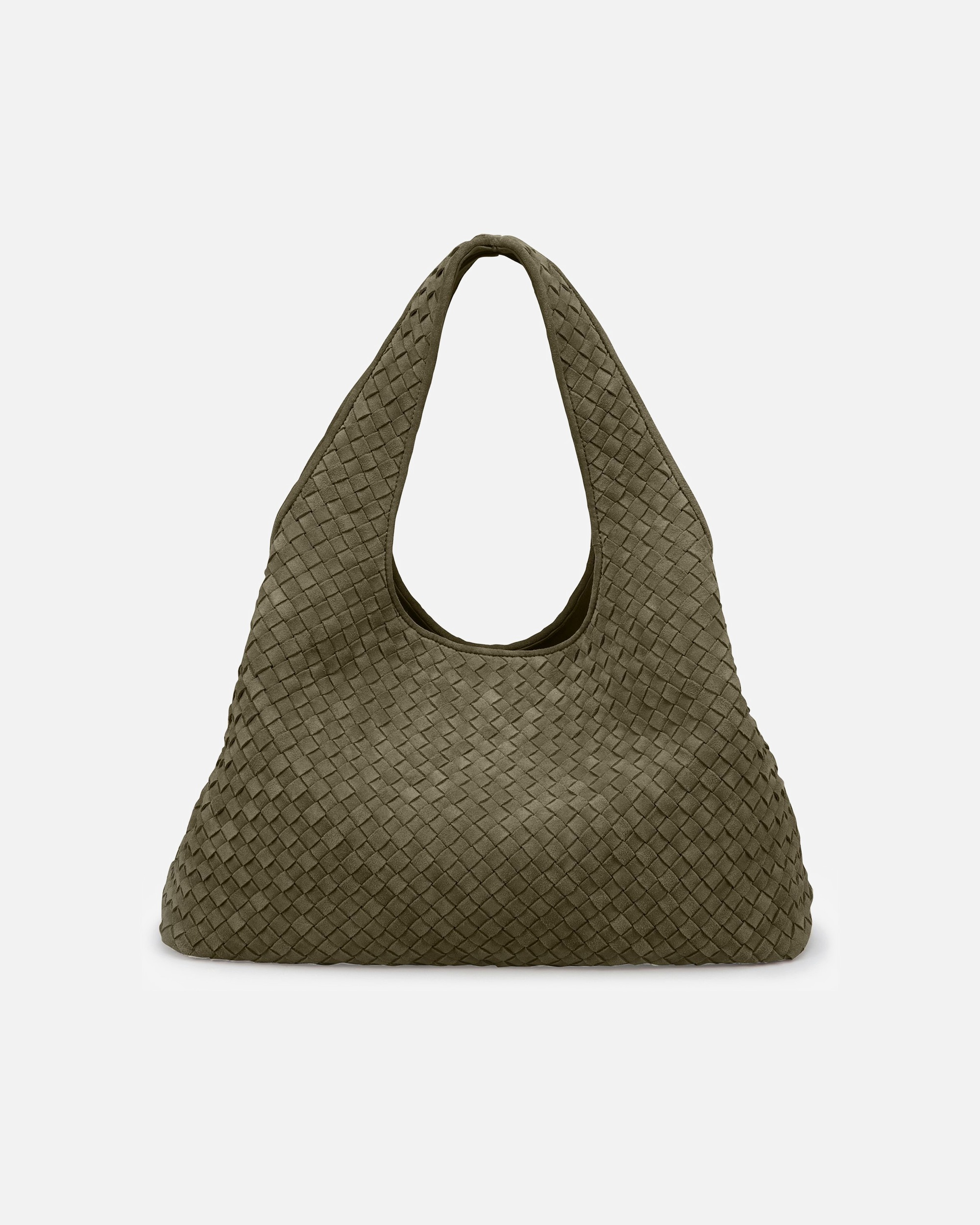 Tasche für Weiblich LES VISIONNAIRES Default Brand Line Paz Weave Schultertasche sea kelp
