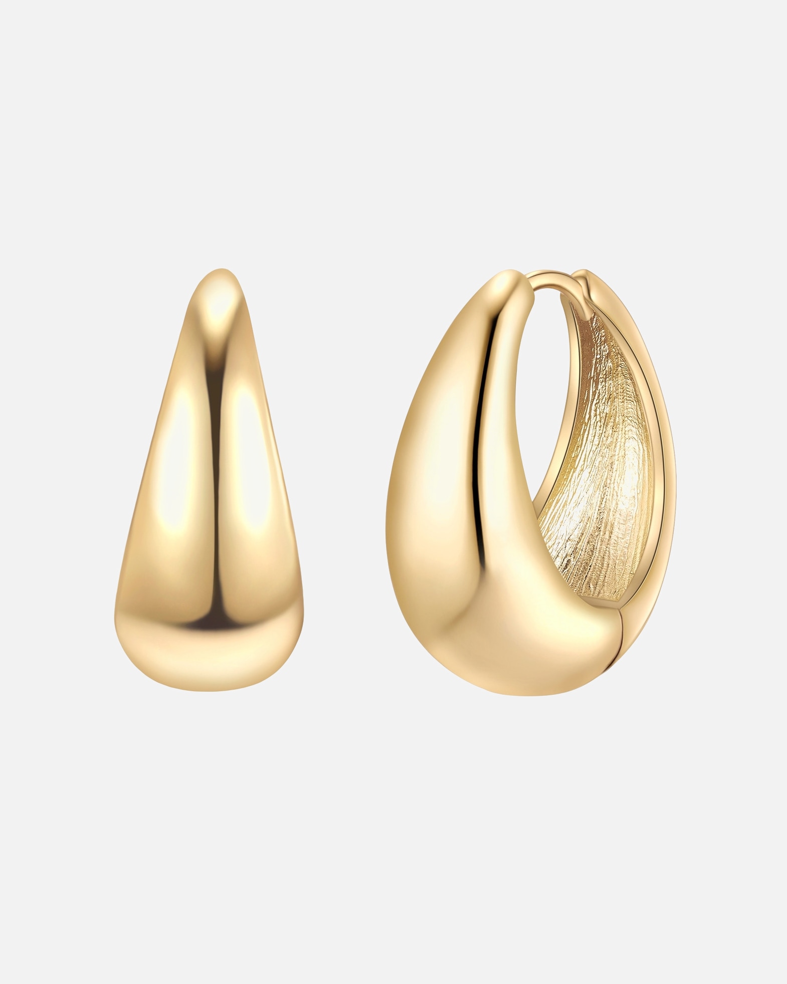 Ohrringe für Weiblich Yokoamii Creolen aus Metall-Legierung in gelbgold 24,7 mm