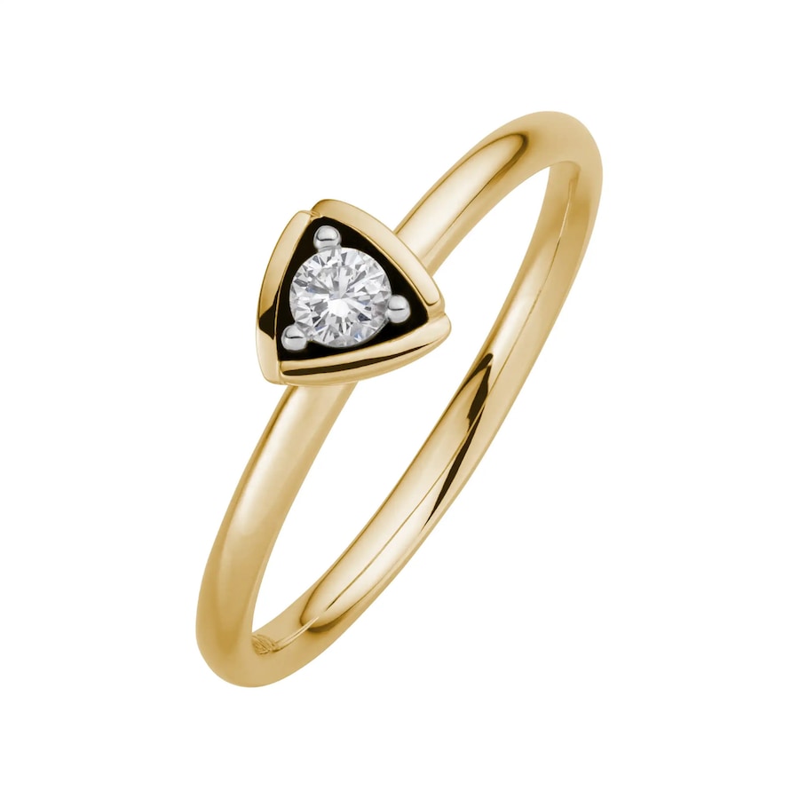 Lyomi Ring 585/- Gold Diamant Lab Grown weiß 0,10ct. 054 (17,2) Damen