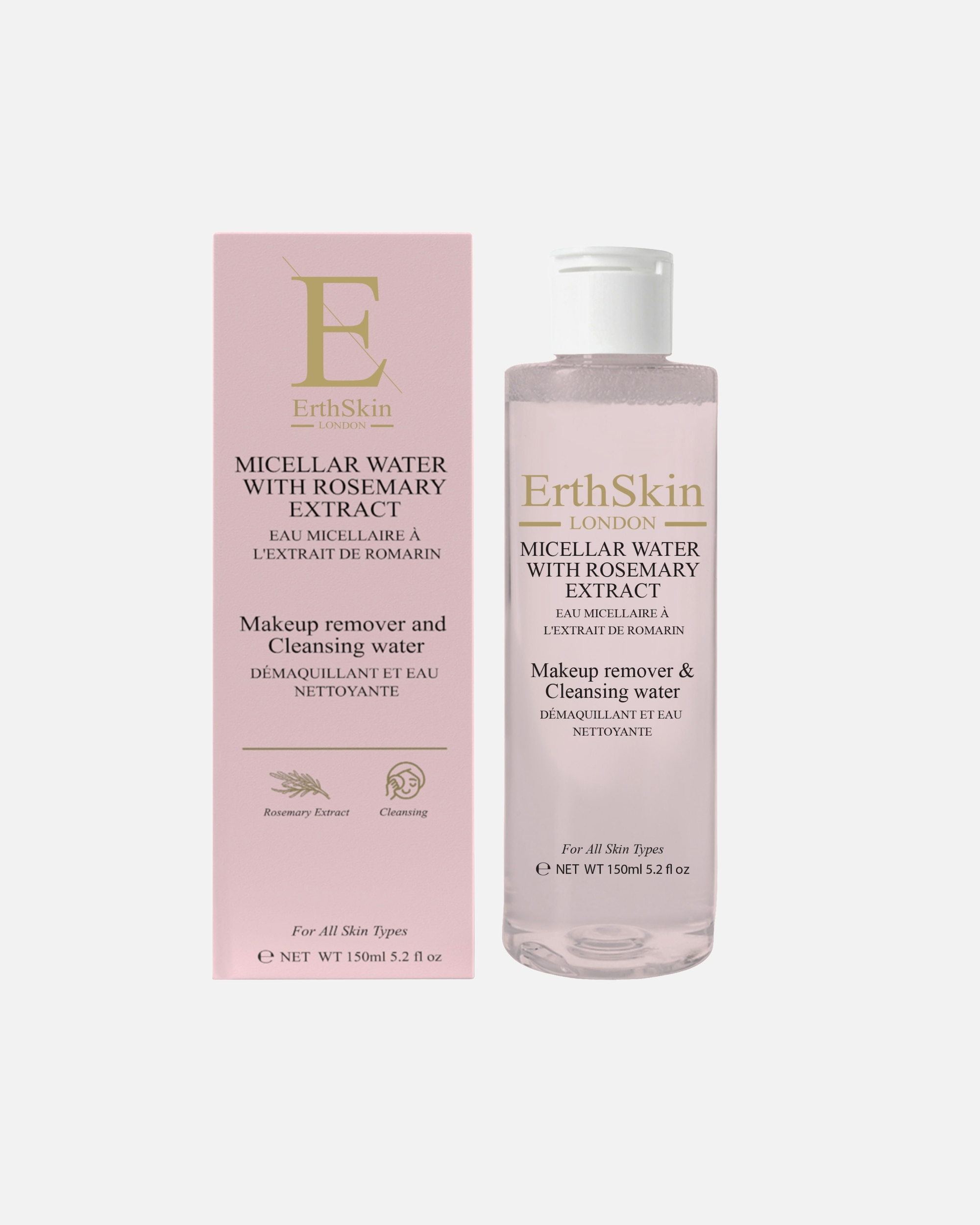 Mizellenwasser für Weiblich ErthSkin London Mizellenwasser mit Rosmarinextrakt 1 Stück Stück