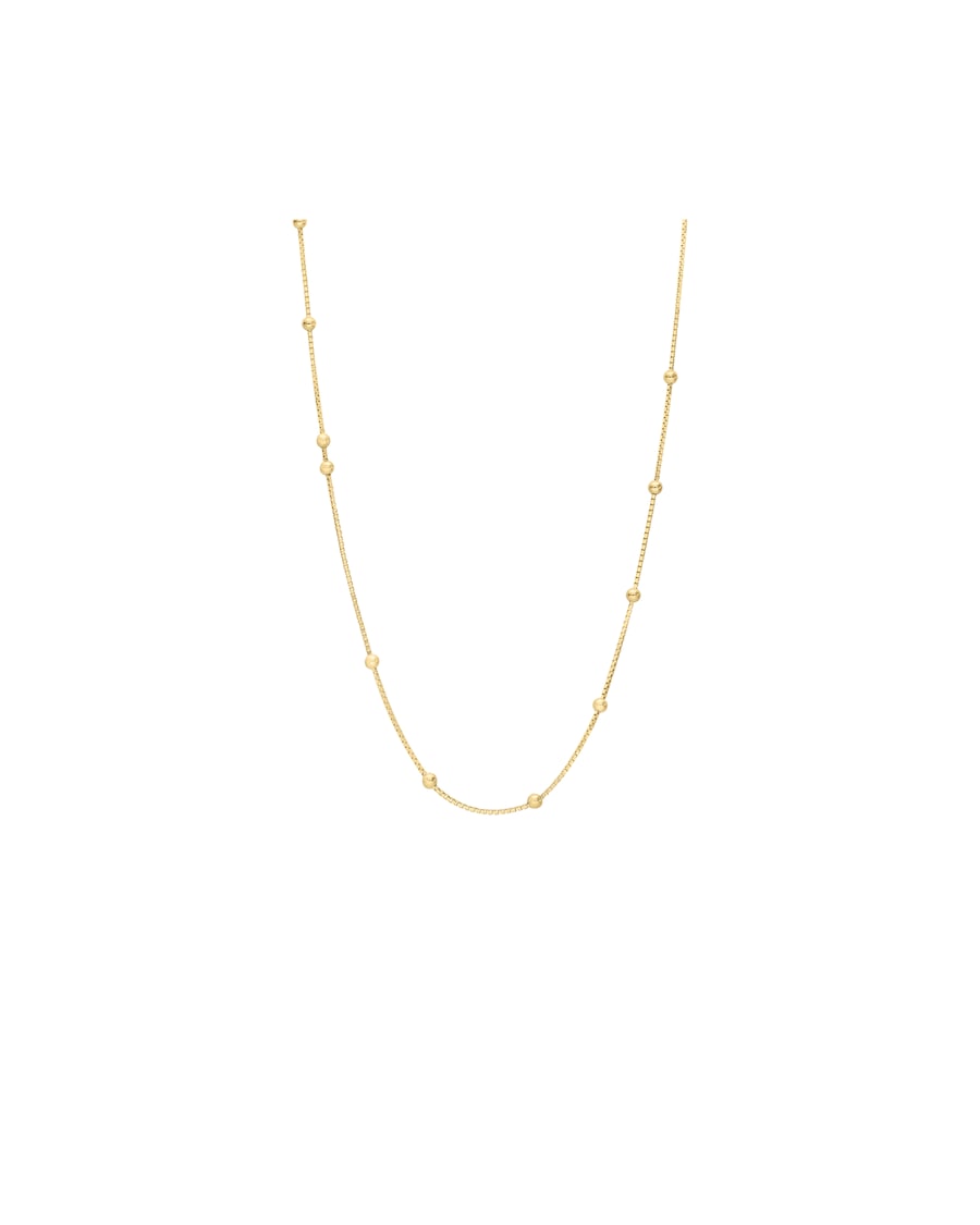 Lucardi Halskette 925 Silber 45 cm Gold Damen