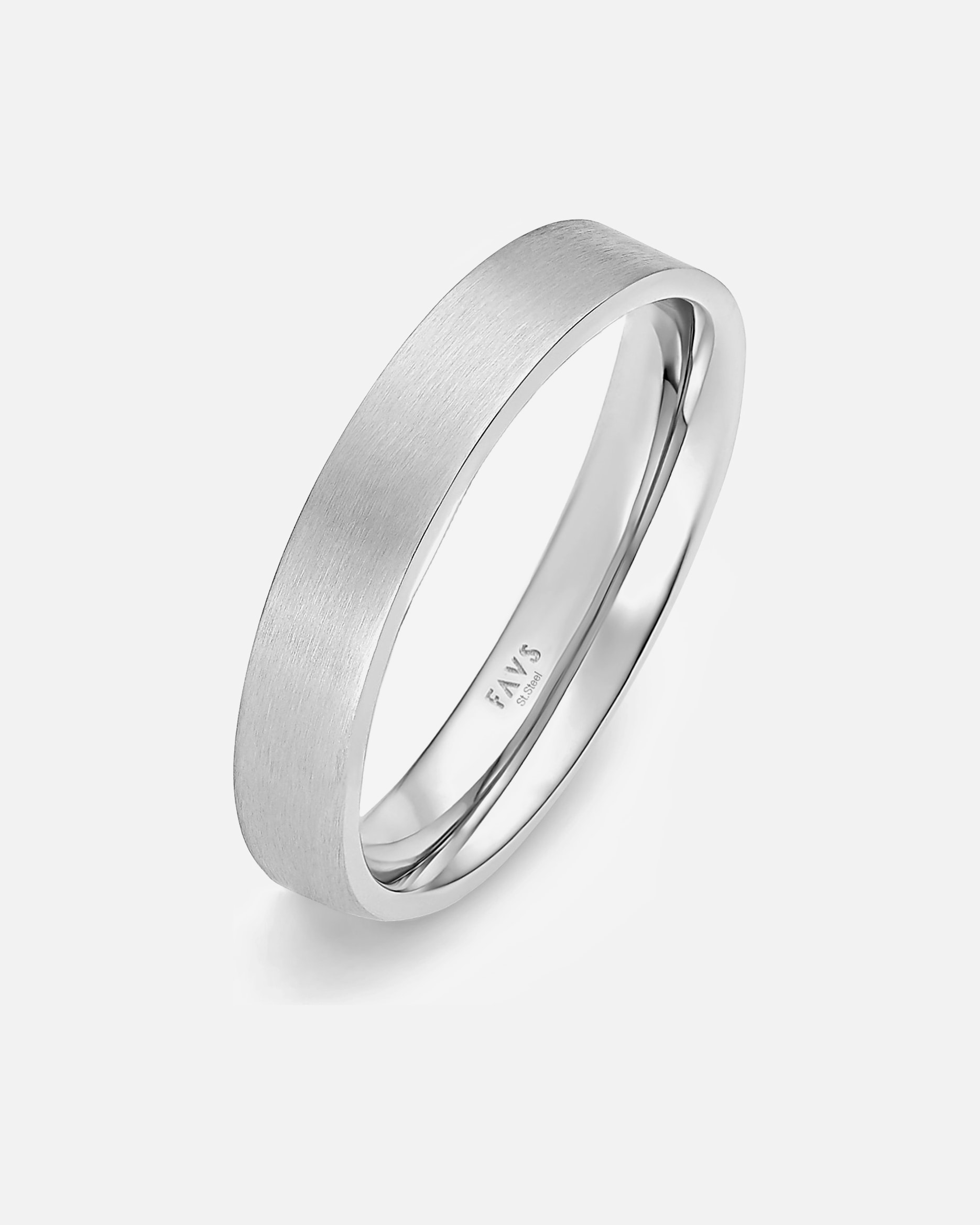 Ring für Männlich FAVS Herrenring Edelstahl 58