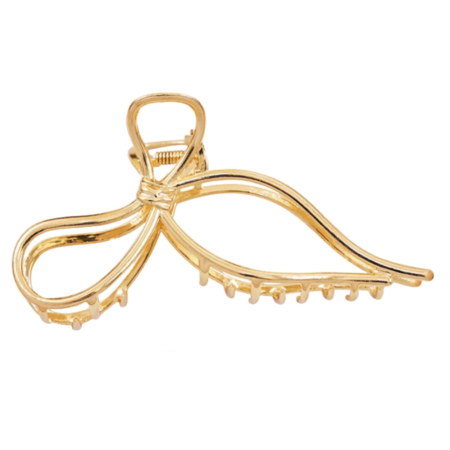 SOHO Bow Metall Haarklammer Gold