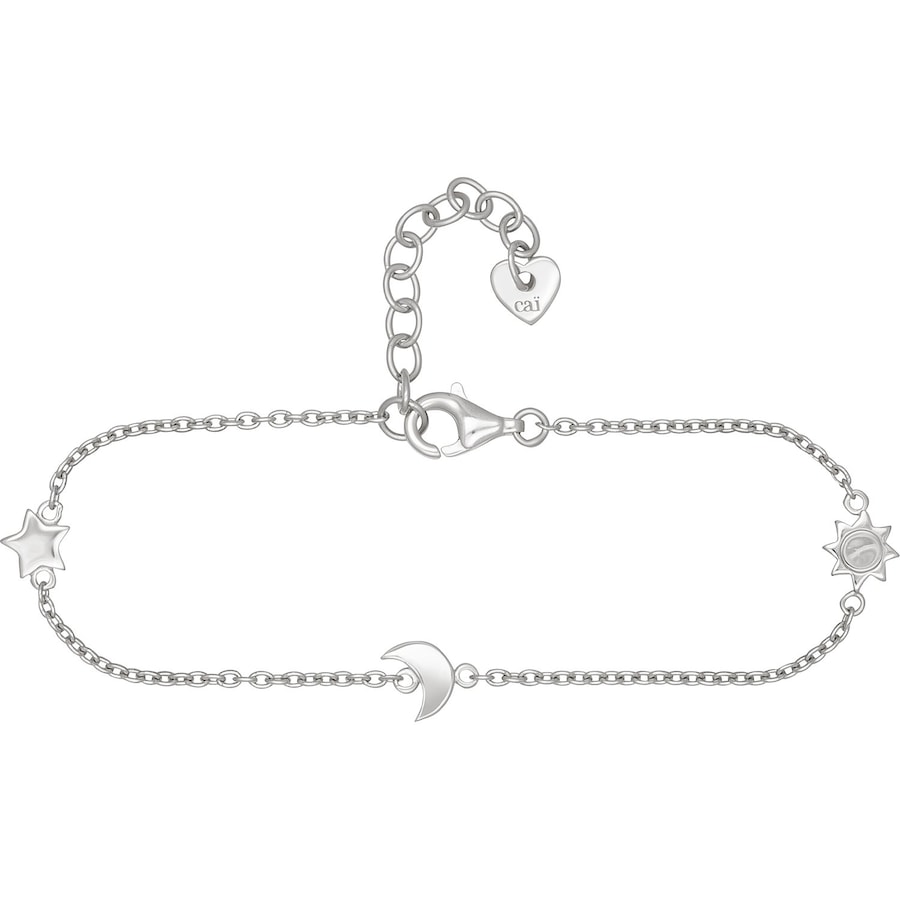 caï Armband 925er Silber One Size Weiss Damen