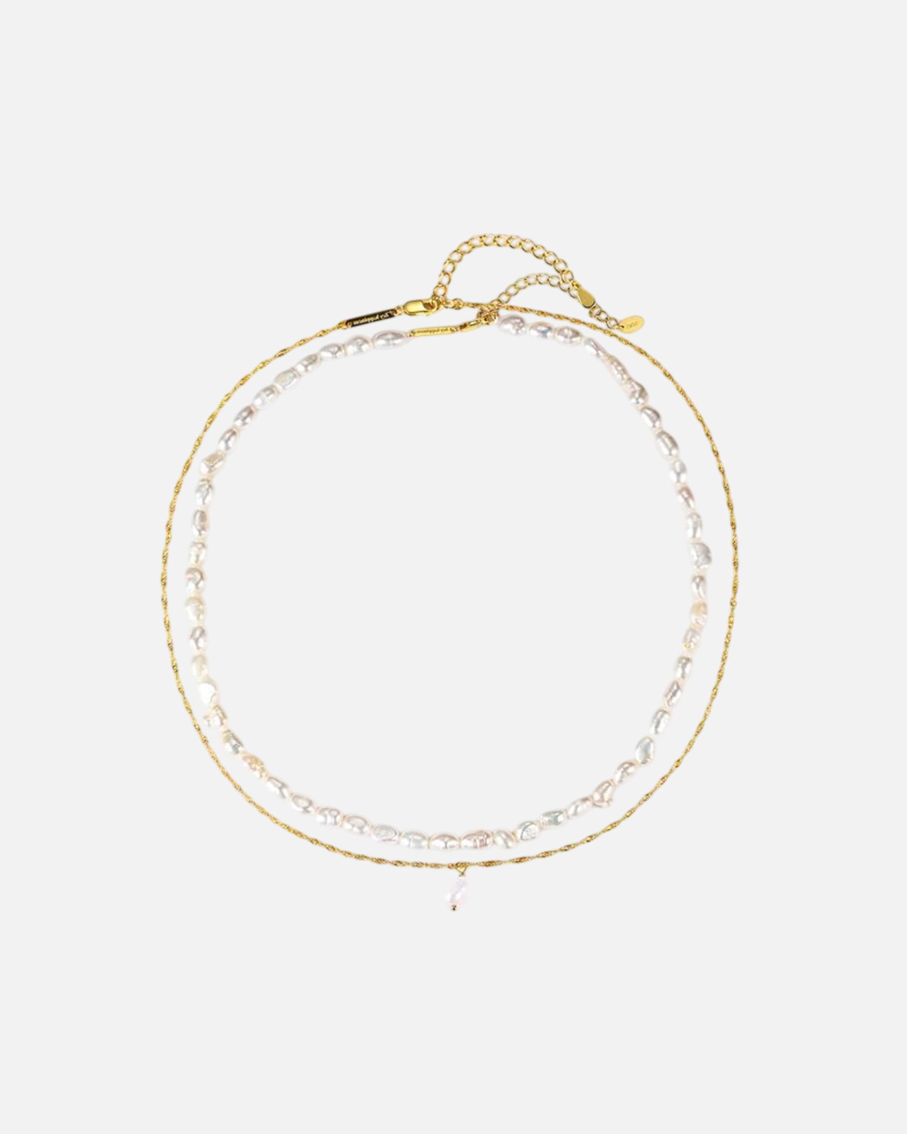 Halskette für Weiblich Hey Happiness Default Brand Line Harmony Necklace Set 925er Sterlingsilber Gold