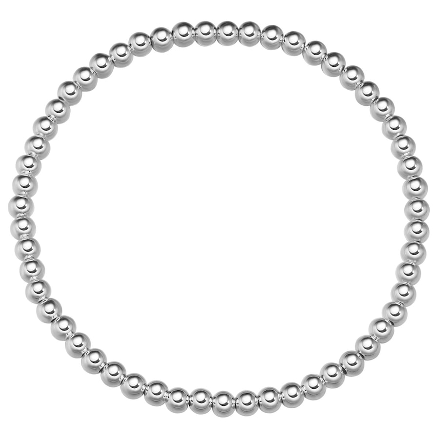 Yokoamii Armband aus Messing in Silber 16,0 - 21,0 cm, flexibel einstellbar Damen