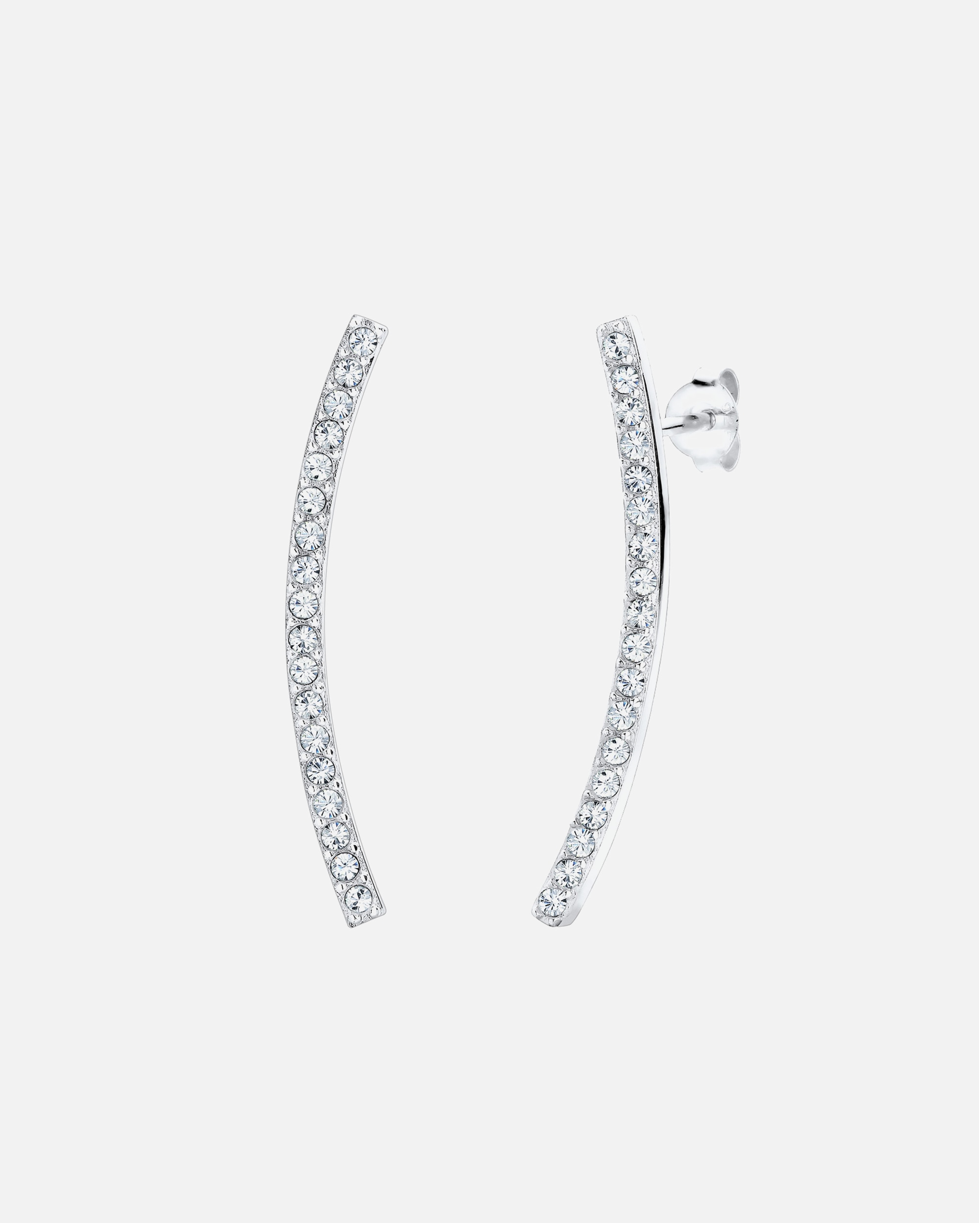 Ohrringe für Weiblich Elli Tropfen Geo Trend 925 Sterling Silber, mit Kristallen von Swarovski® OneSize