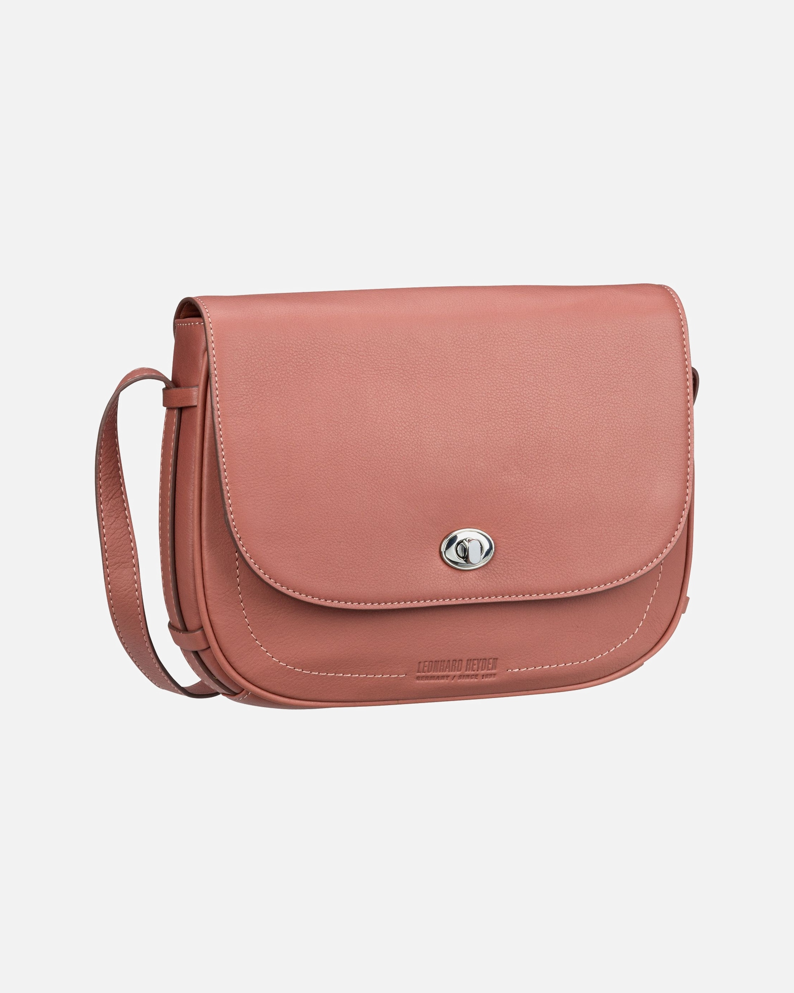 Umhängetasche für Weiblich Leonhard Heyden Saddle Bag Nizza 7414 Altrosa