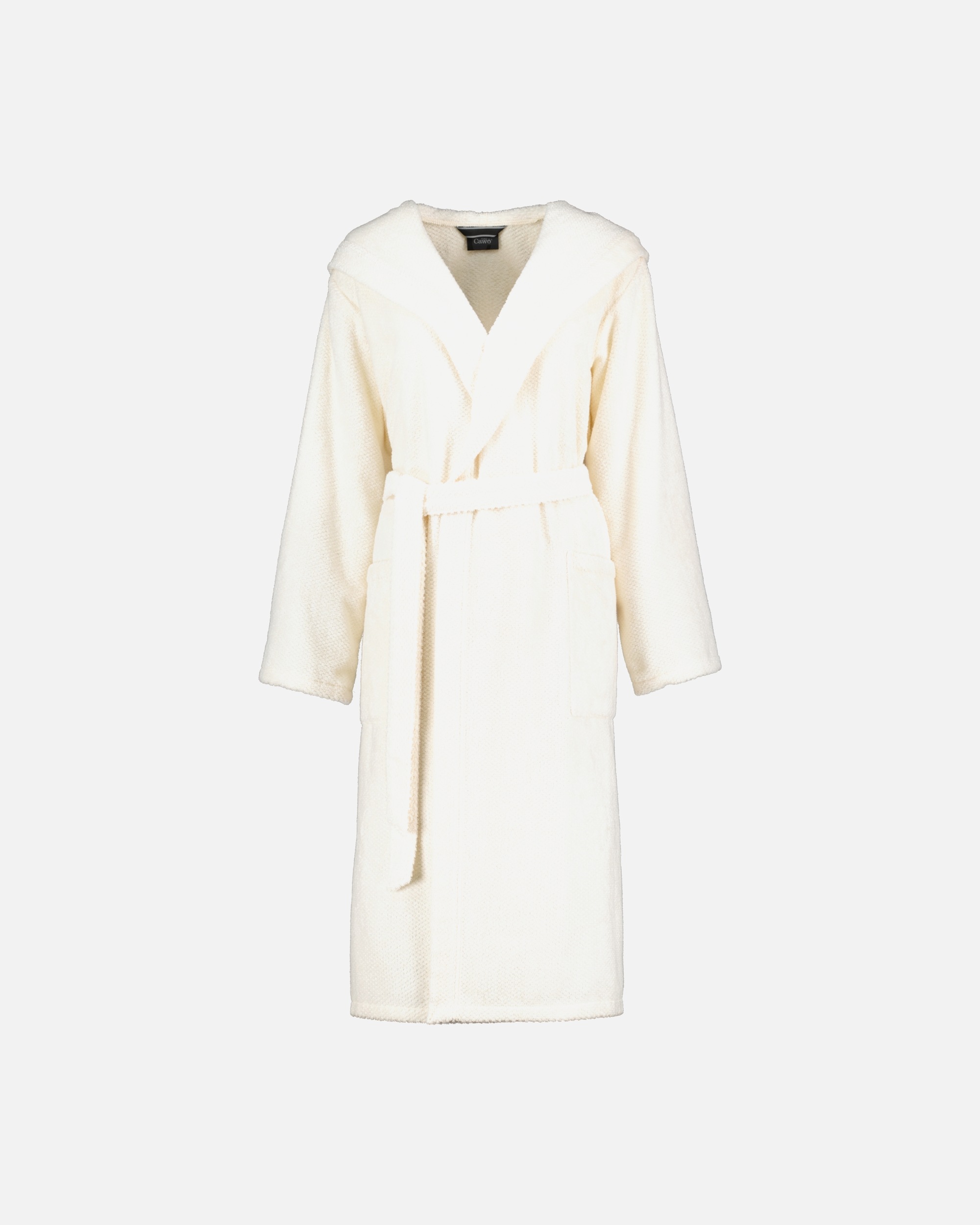 Bademantel für Weiblich Cawö Cawö Bademäntel Damen Kapuze Pure 5223 natur - 356 M