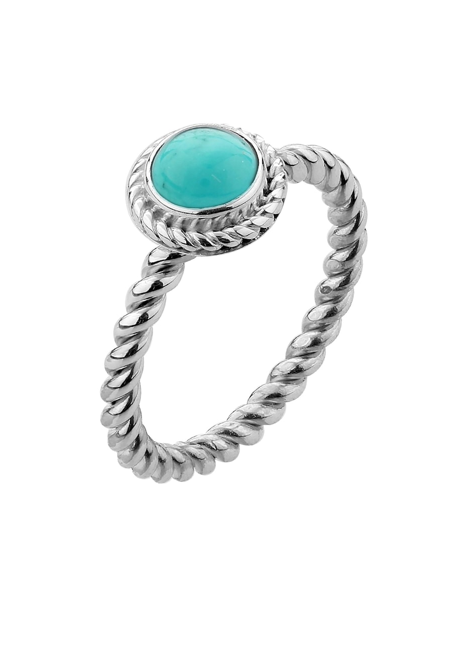 Nenalina Howlith Geburtsstein Dezember Boho 925 Silber 52 Damen
