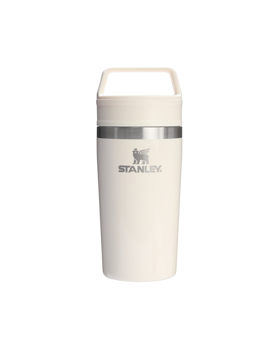 Stanley 1913 Thermobecher - 0,35L CAFÉ TO-GO TRAVEL MUG Cream Gloss Silber