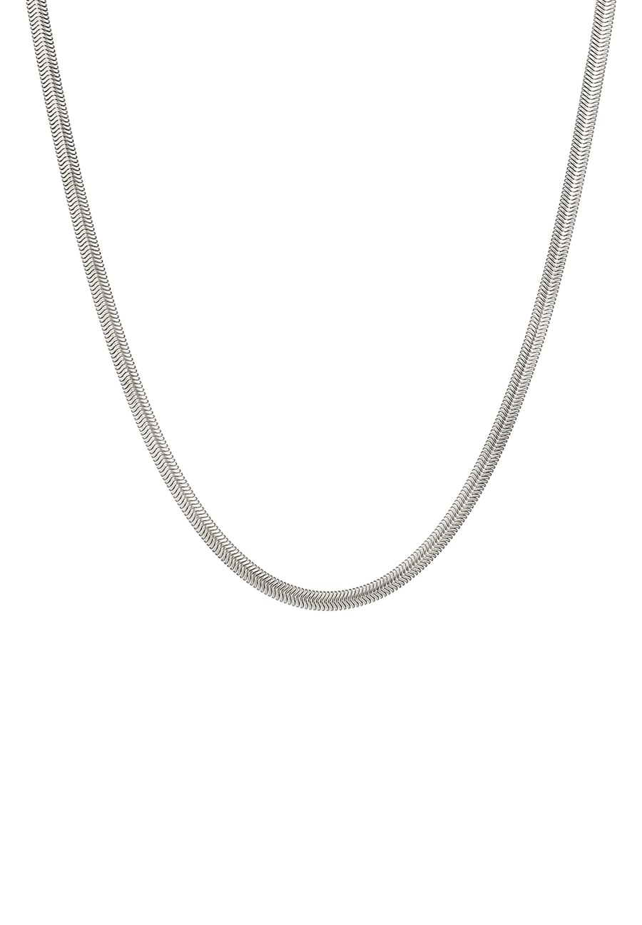 Stilnest Herringbone Chain 925 Sterling Silber silberfarben Damen