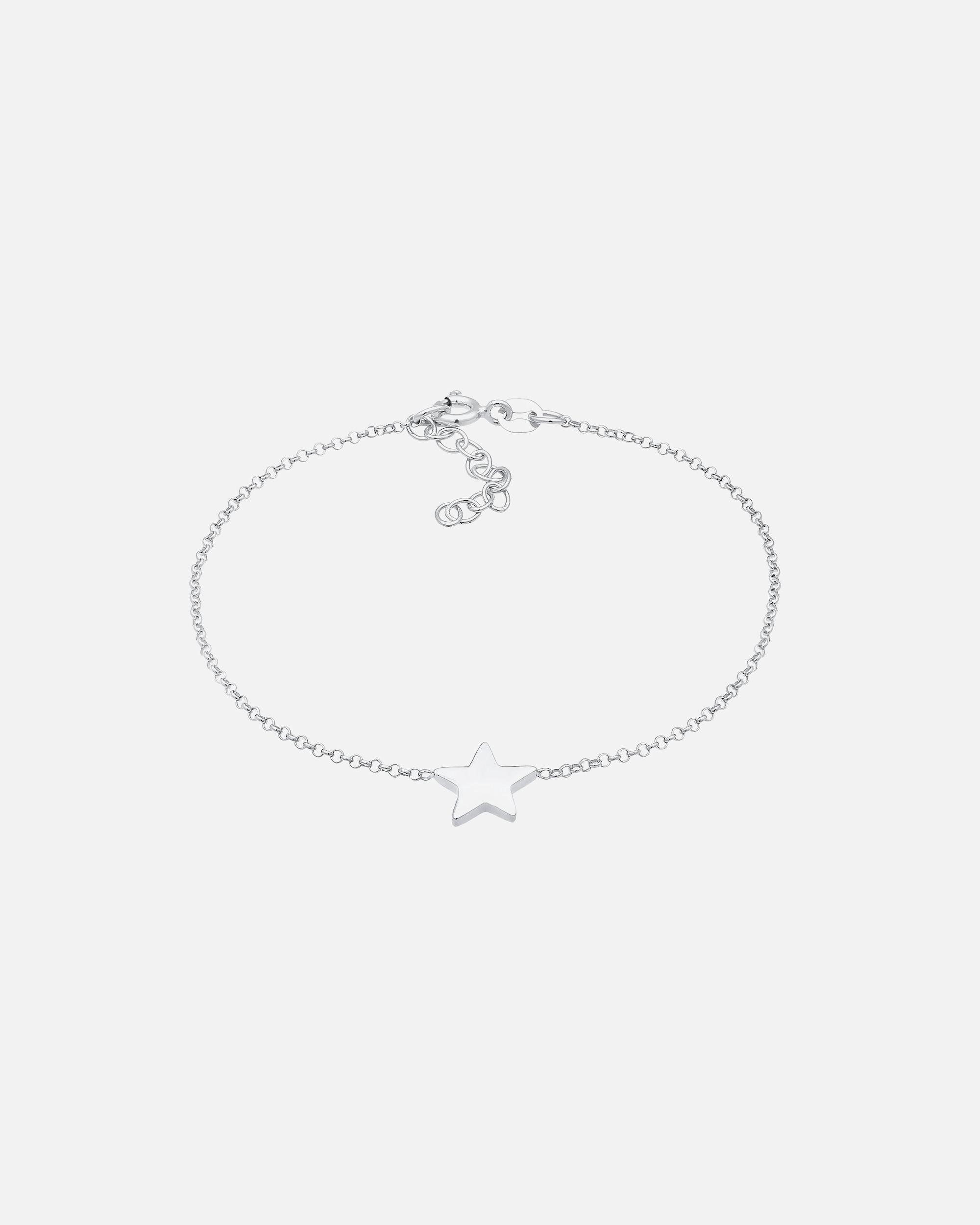 Armband für Weiblich Elli Stern Astro Trend Zart 925 Silber silberfarben
