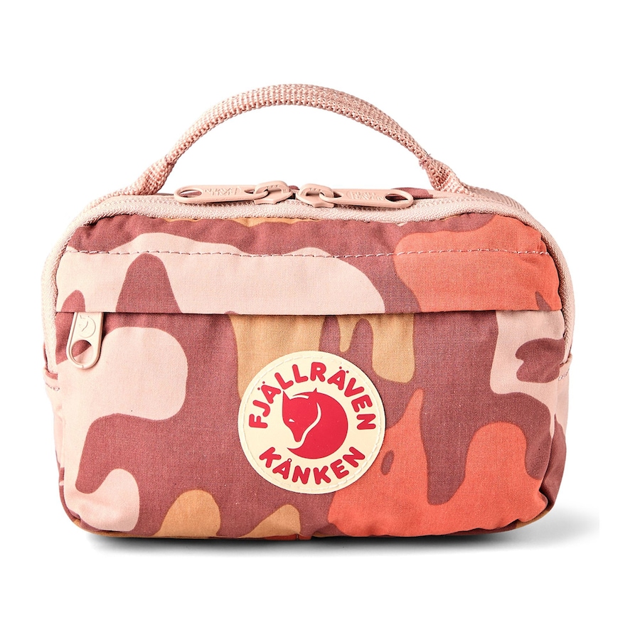 Fjällräven Kanken Graphics Gürteltasche chalkrose-hidden animals Rot Herren
