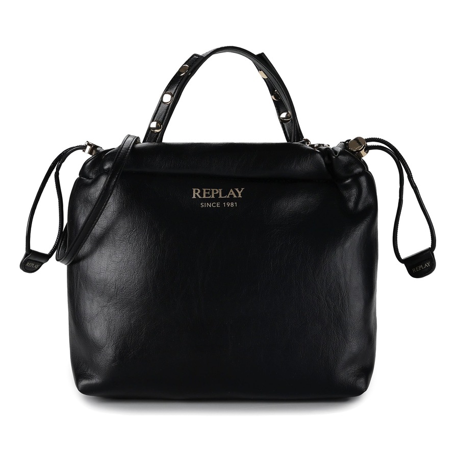 Replay Beuteltasche black Schwarz Damen