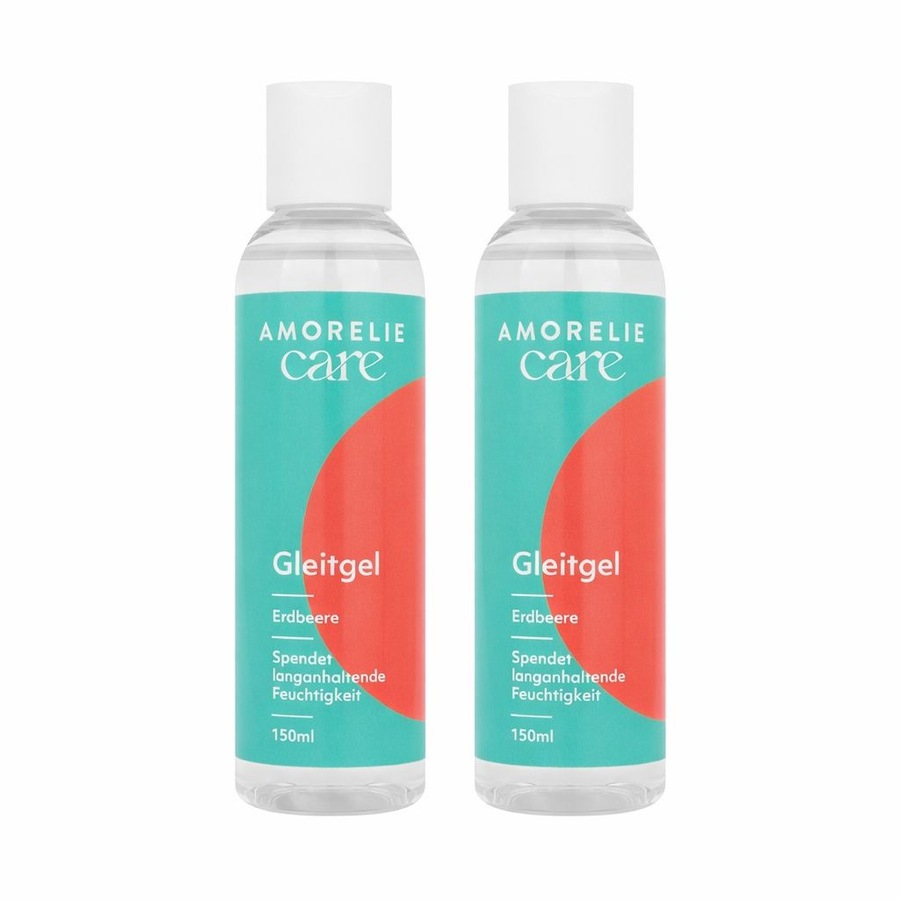 Amorelie 2er Set Gleitgel Erdbeere 300 ml