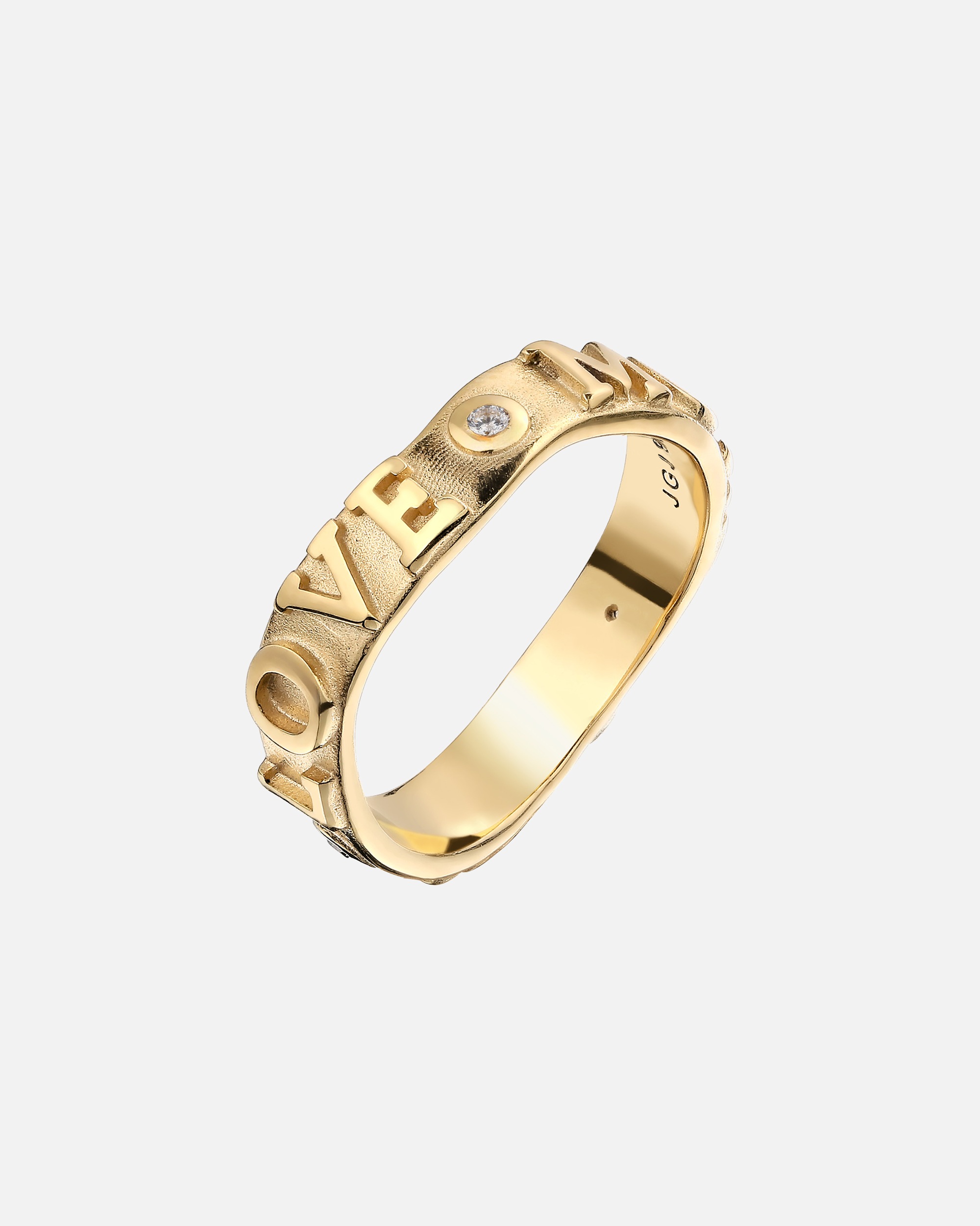 Ring für Weiblich Elli Ring mit Zirkonia Weiß MORE SELF LOVE 925 Sterling Silber 58